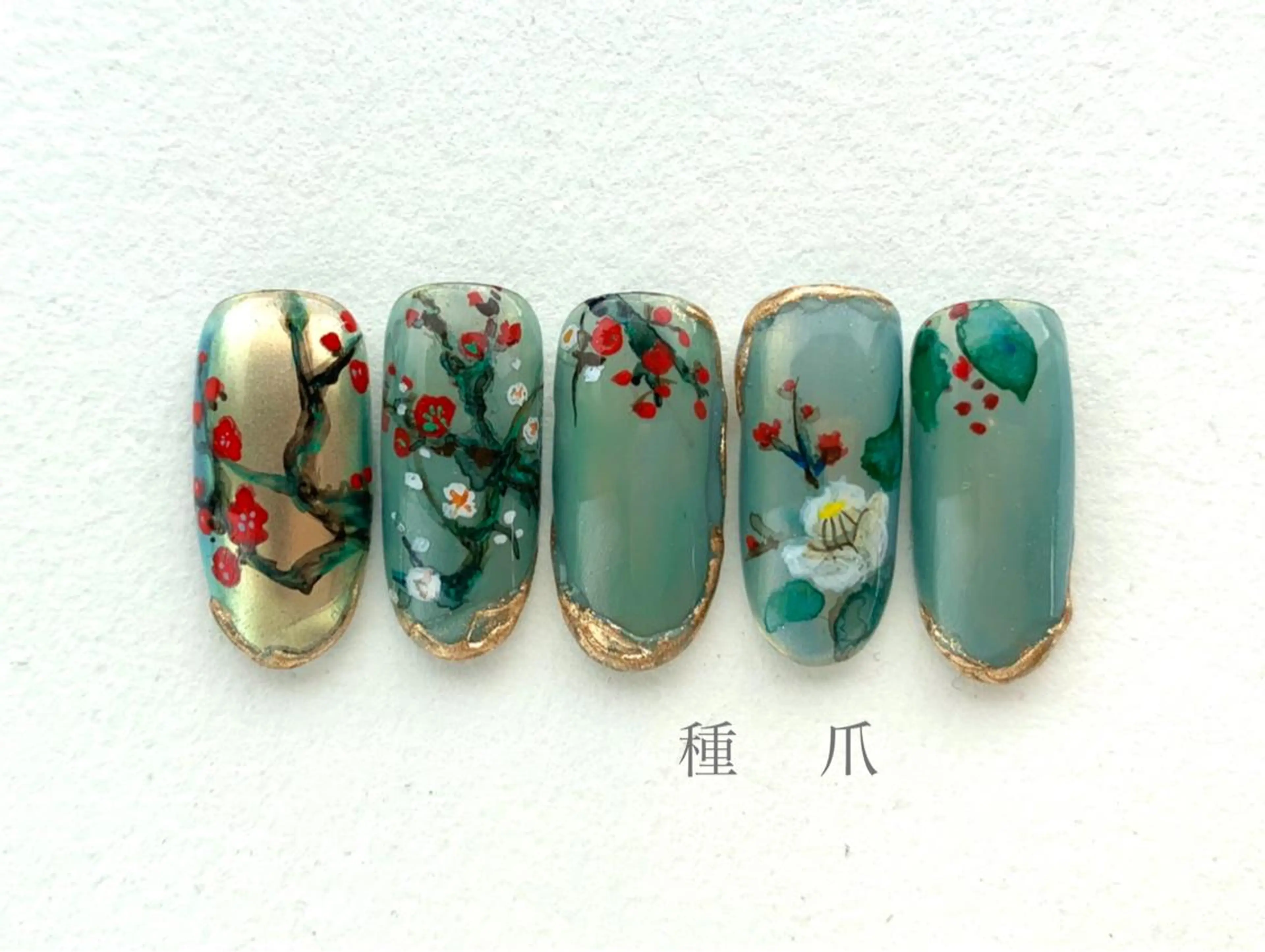 ネイル 成人式 種爪所属・種爪 たねつめのネイルデザイン