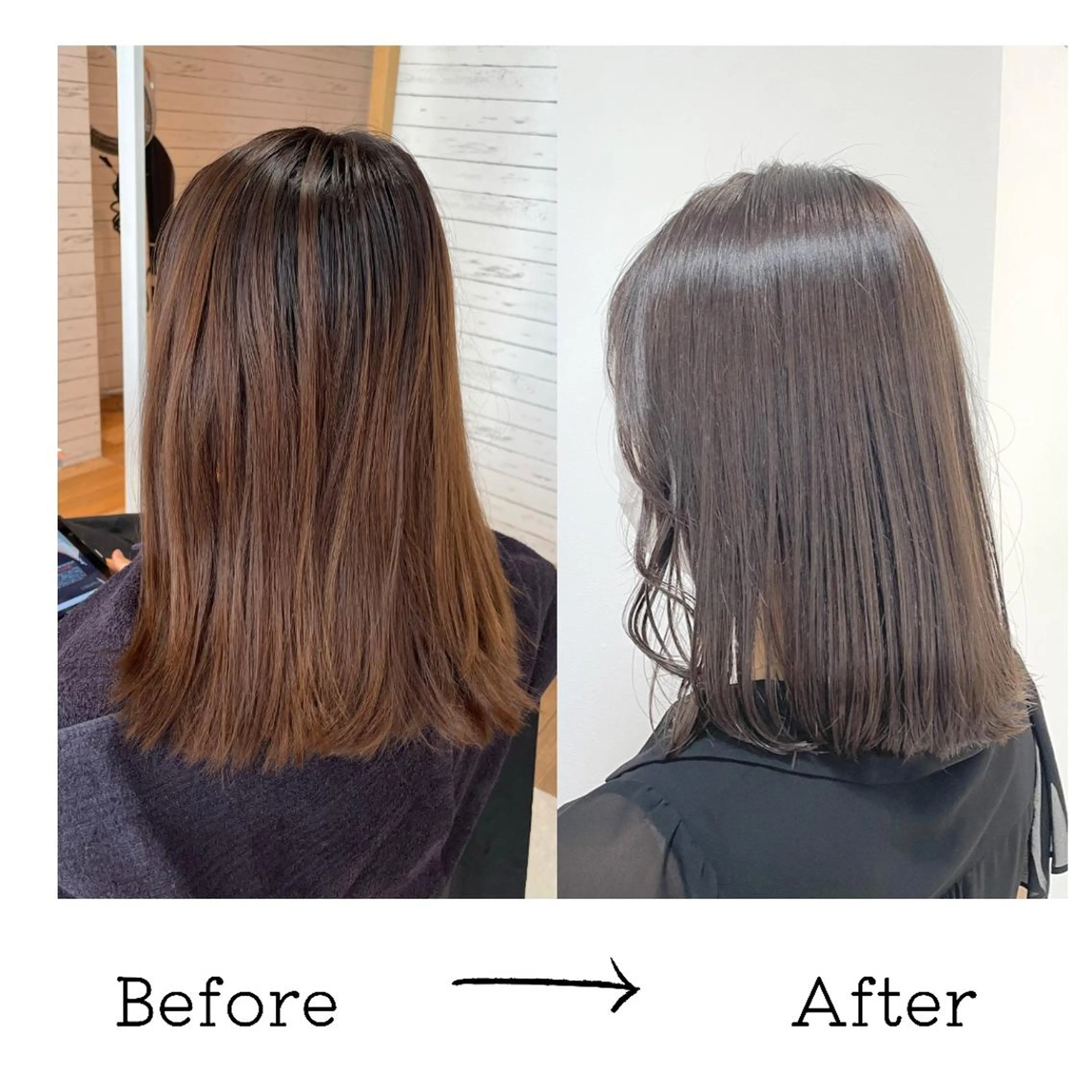 ミディアム カラー 似合わせカット カット パーマ 💫小顔カット TAROのヘアスタイル