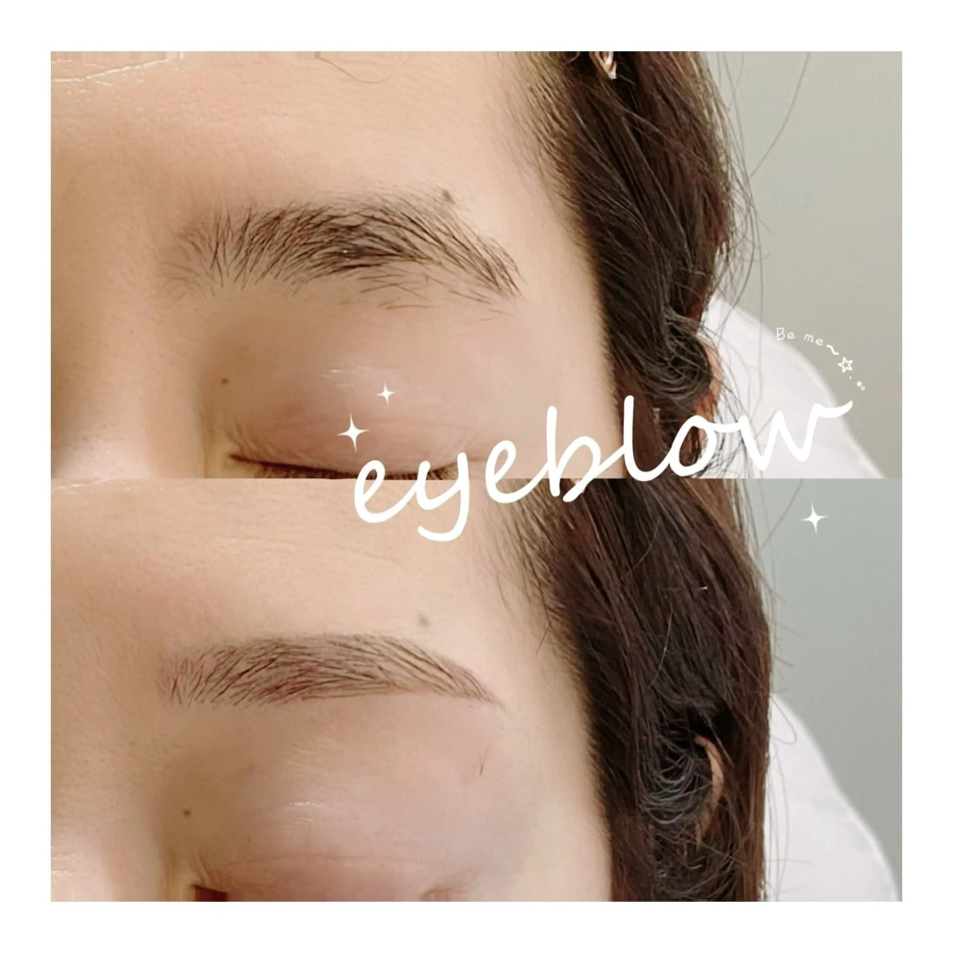 アイブロウ ワックス脱毛 眉カット Be me♥ 亀貝景子のマツエク・マツパデザイン