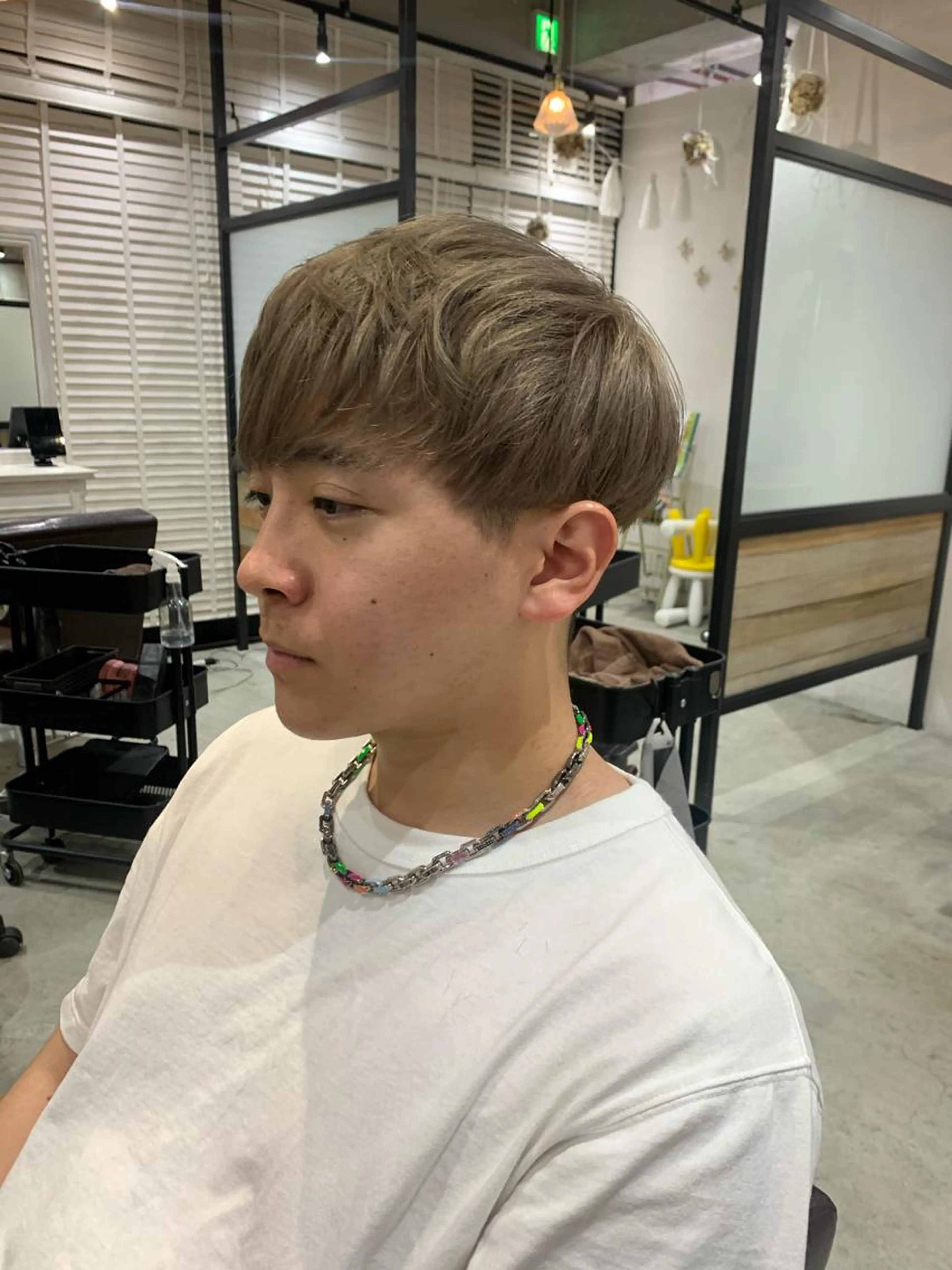 メンズカット + ケアカラーの写真