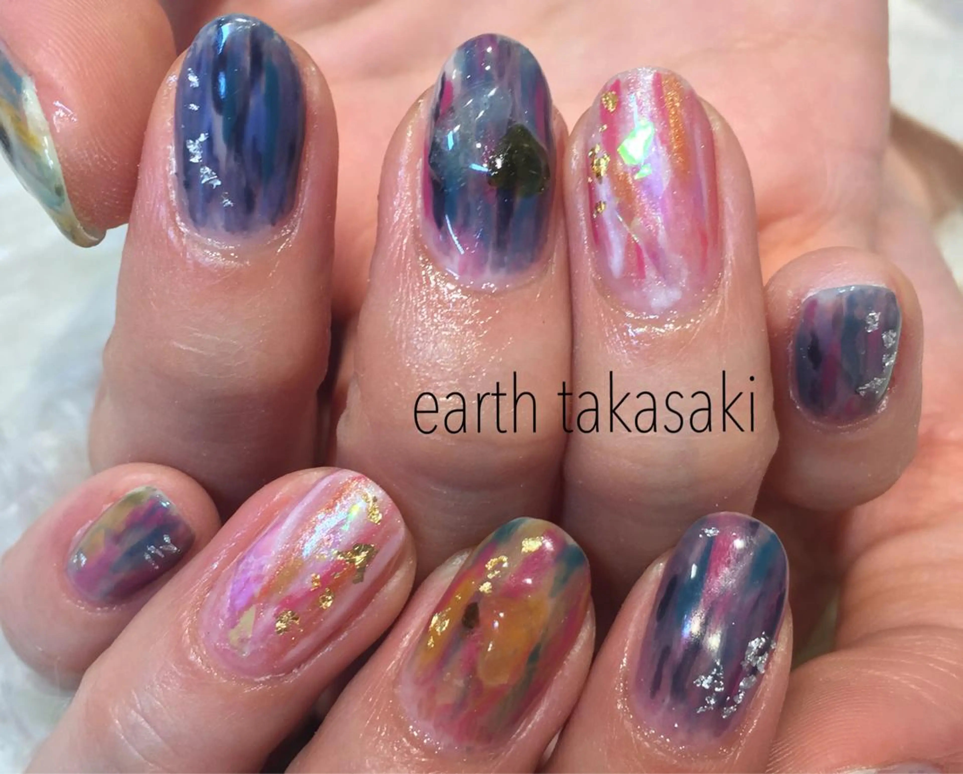 ネイル ニュアンスネイル EARTH nanaのネイルデザイン