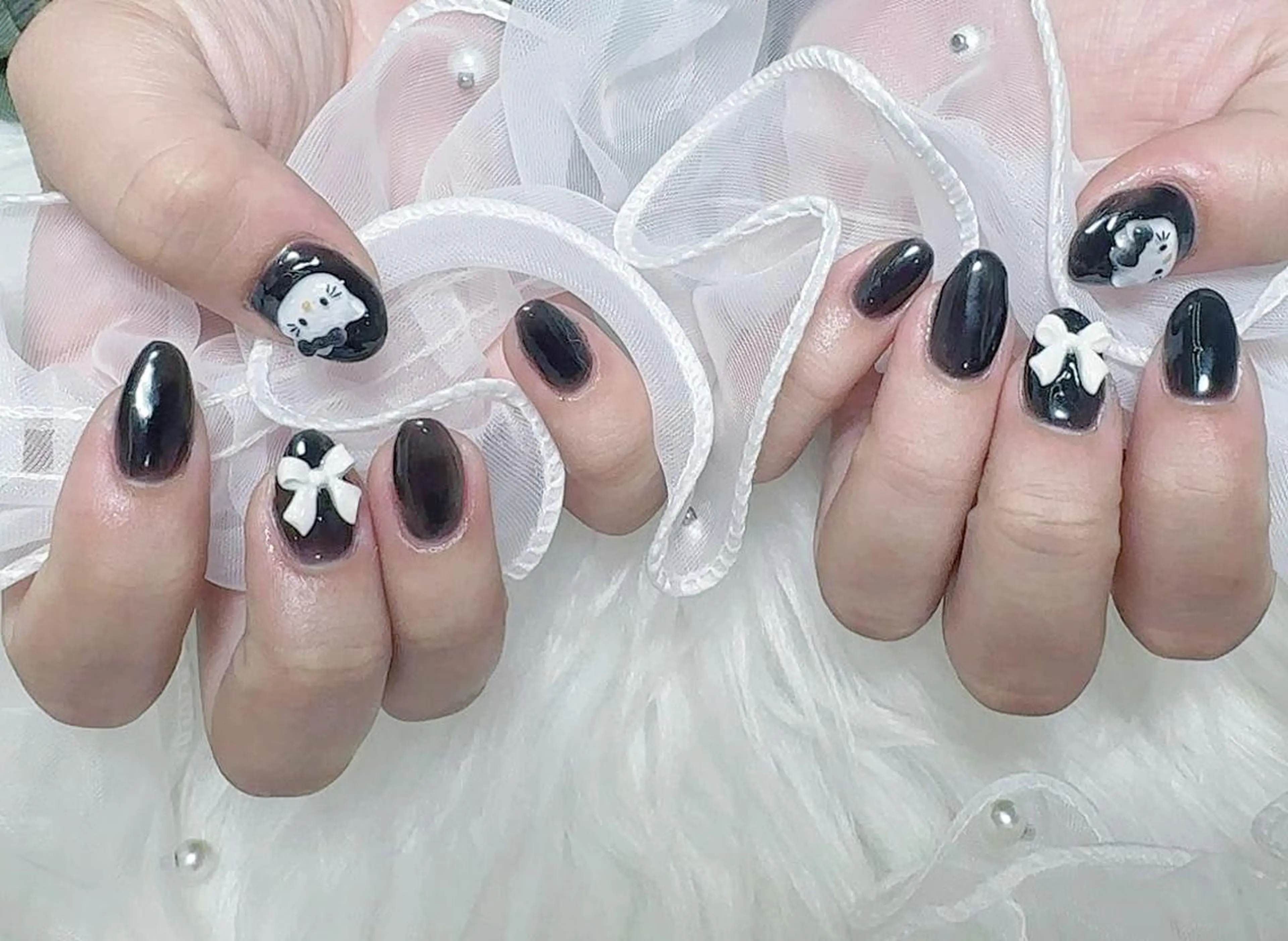 ネイル na🎀🎀na ちゅるちゅるのネイルデザイン