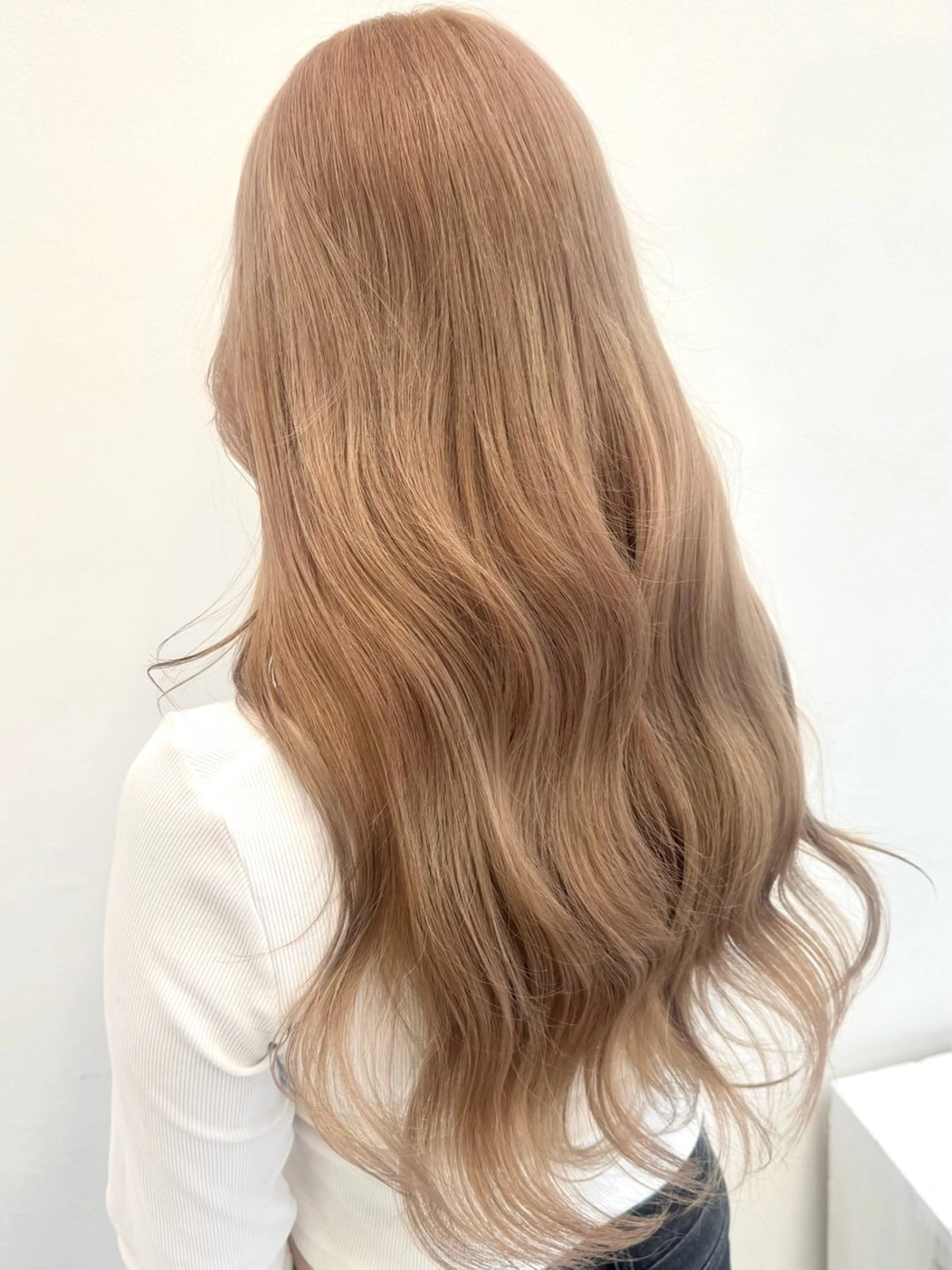 ロング カラー カット ヘアカラー トリートメント 原宿 ツヤカラー🫧 ちり🍎のヘアスタイル