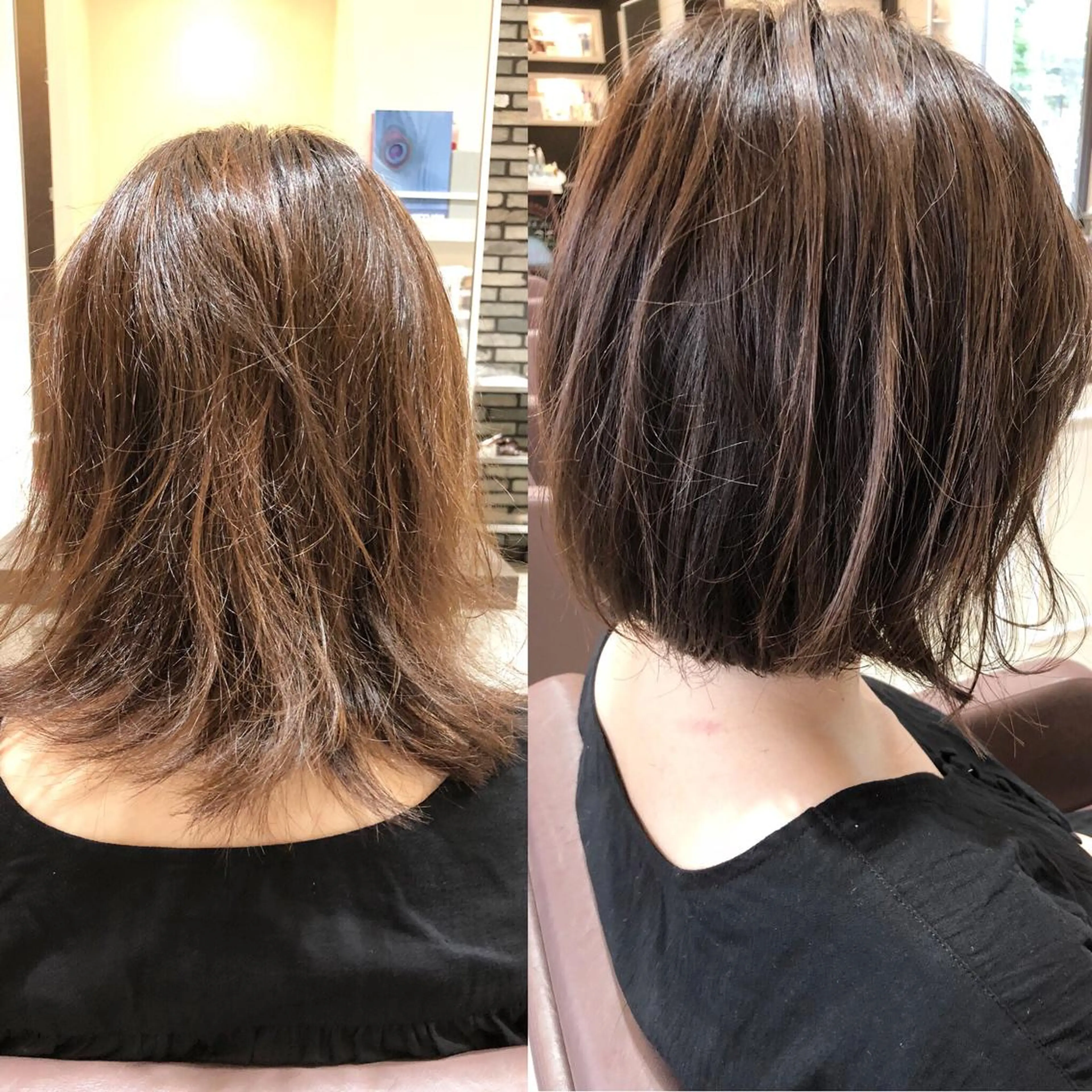 ミディアム カラー カット ヘアカラー トリートメント 上新庄NO1髪質改善 See.店長深田強のヘアスタイル