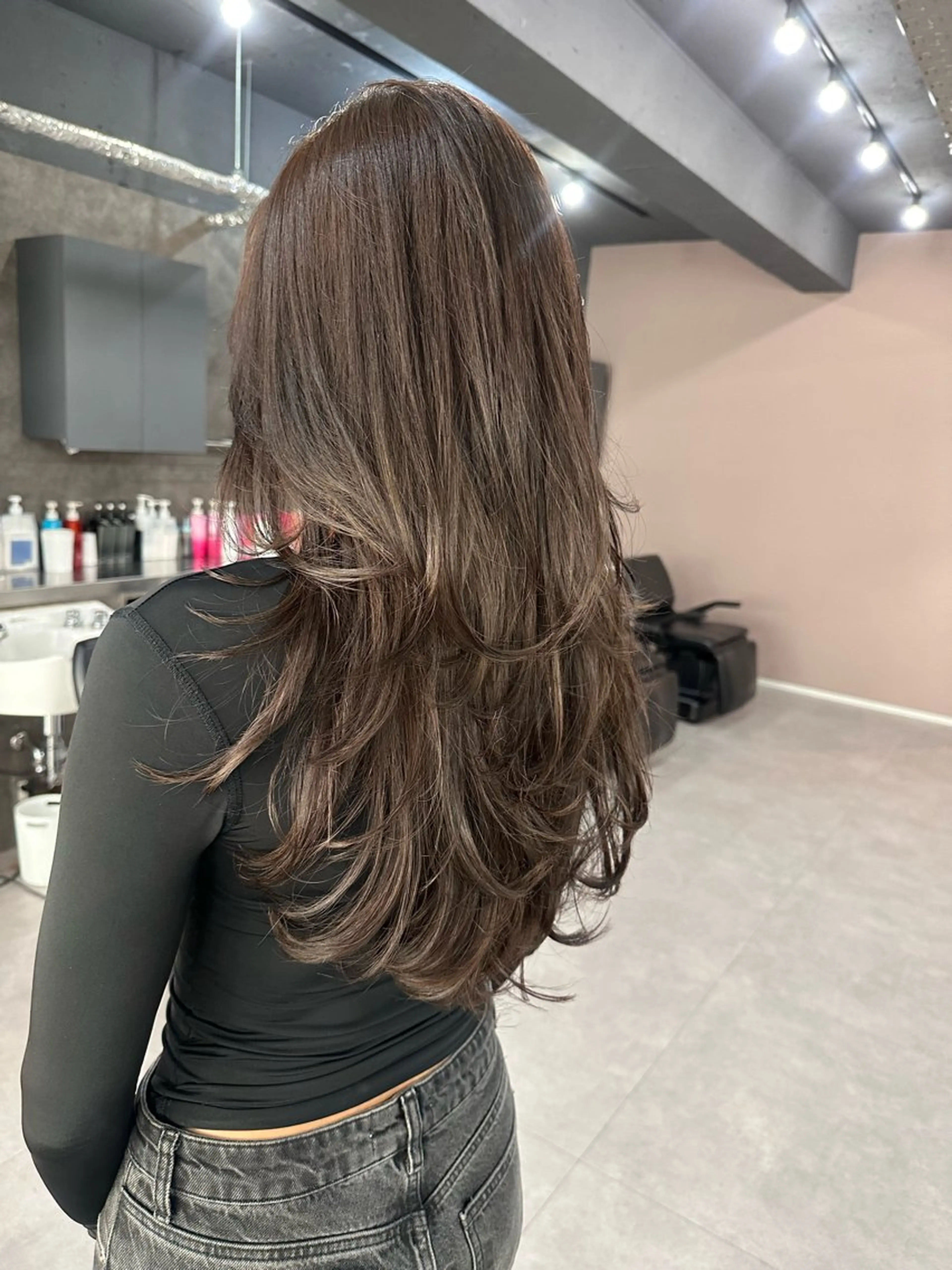 ロング カット トリートメント Ruika/海外ヘア /レイヤーカットのヘアスタイル