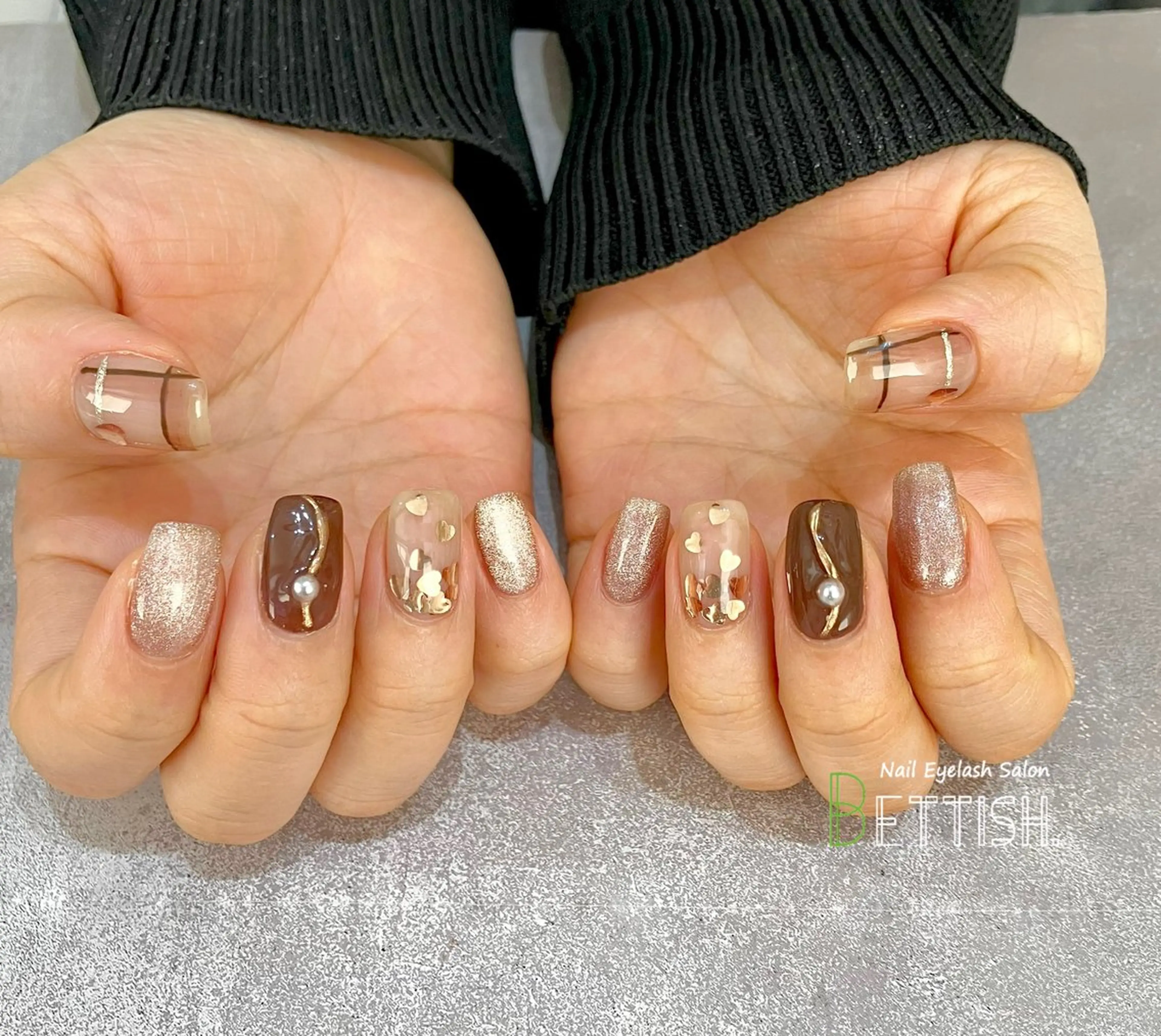 ネイル バレンタイン ハンドネイル BETTISH. KUMIKO☺︎︎のネイルデザイン