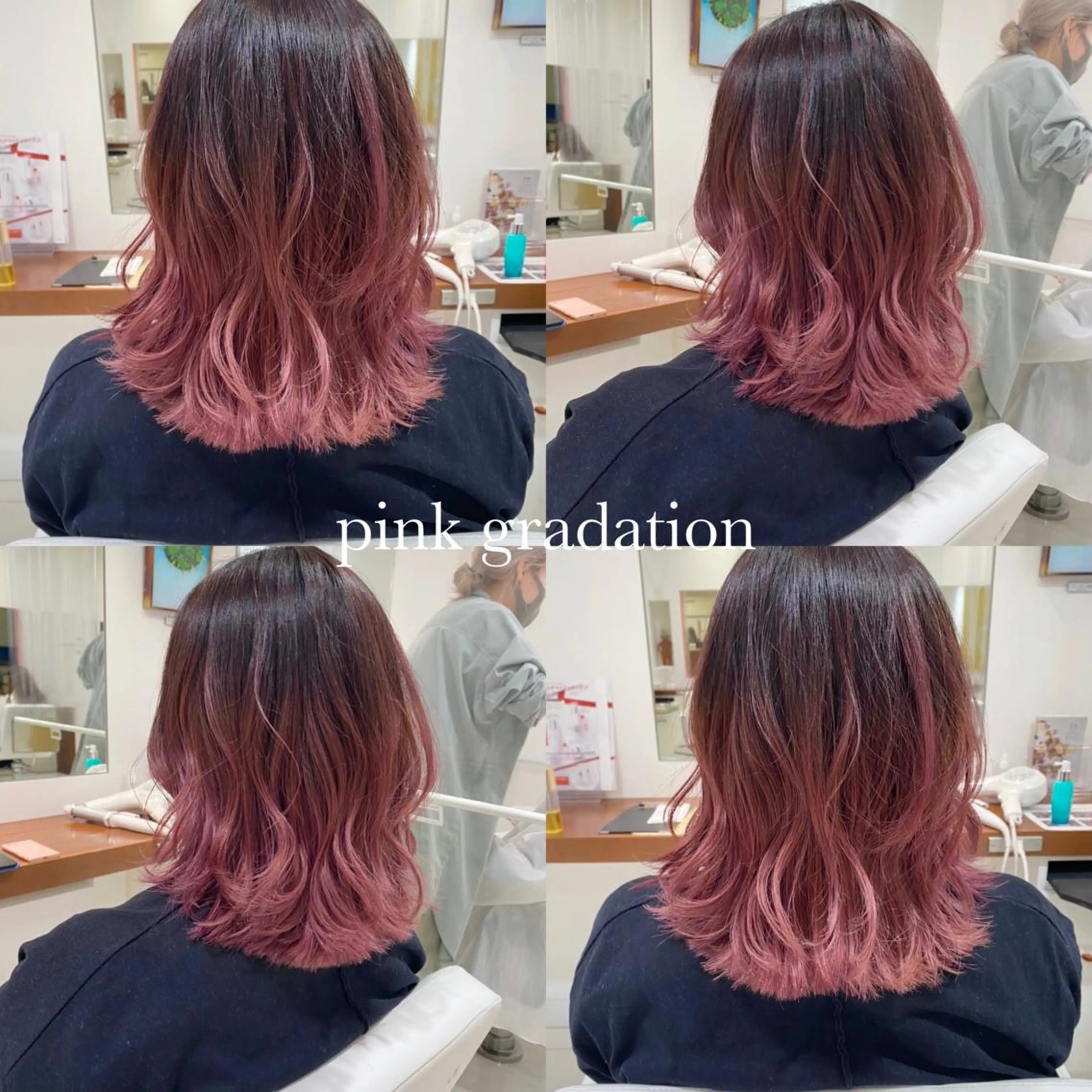 ミディアム カラー HOLON池袋所属・ウルフカット ハッシュカット/七海のヘアスタイル