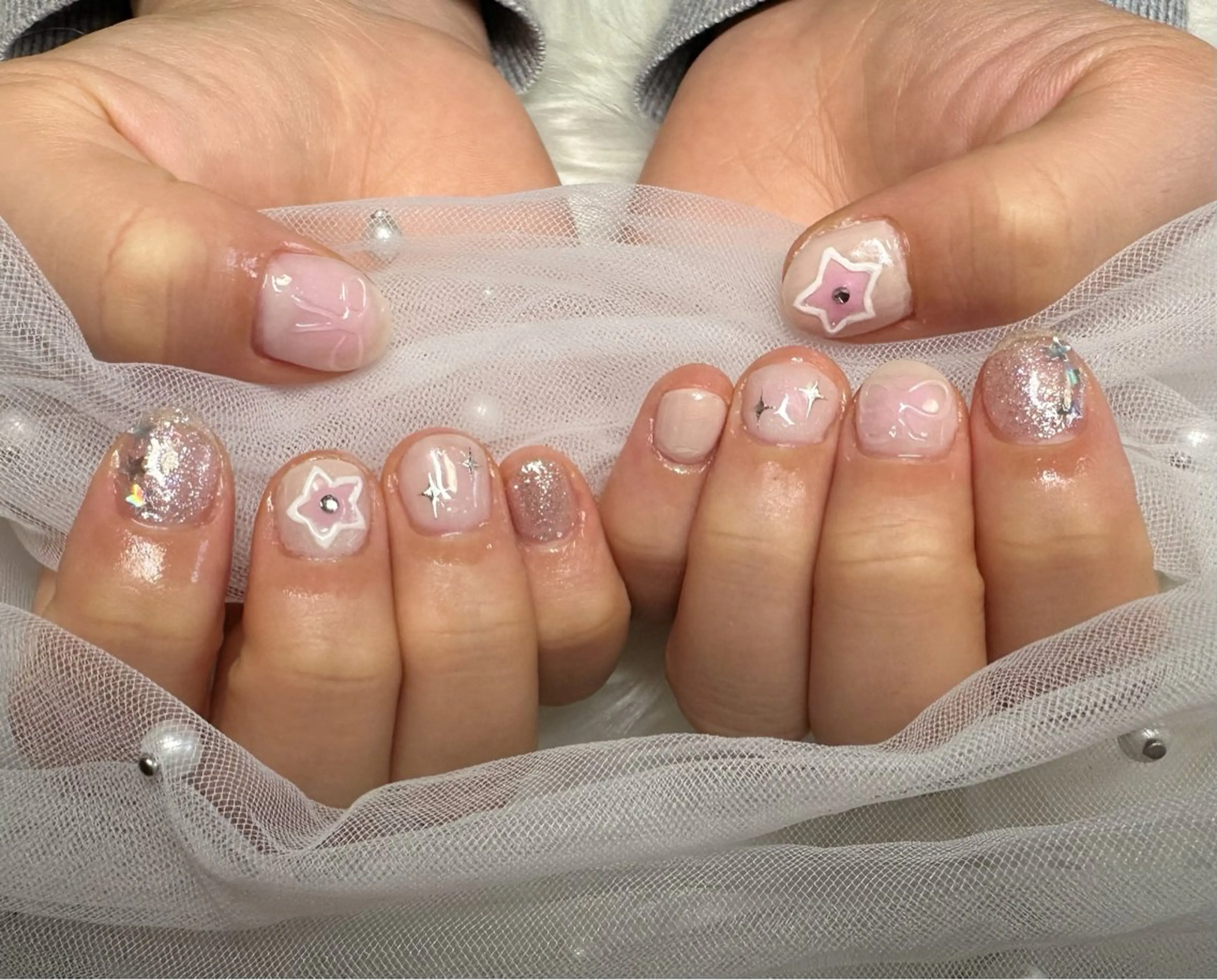 ネイル 持ち込み ハンドネイル Rave所属・touma Rinaのネイルデザイン