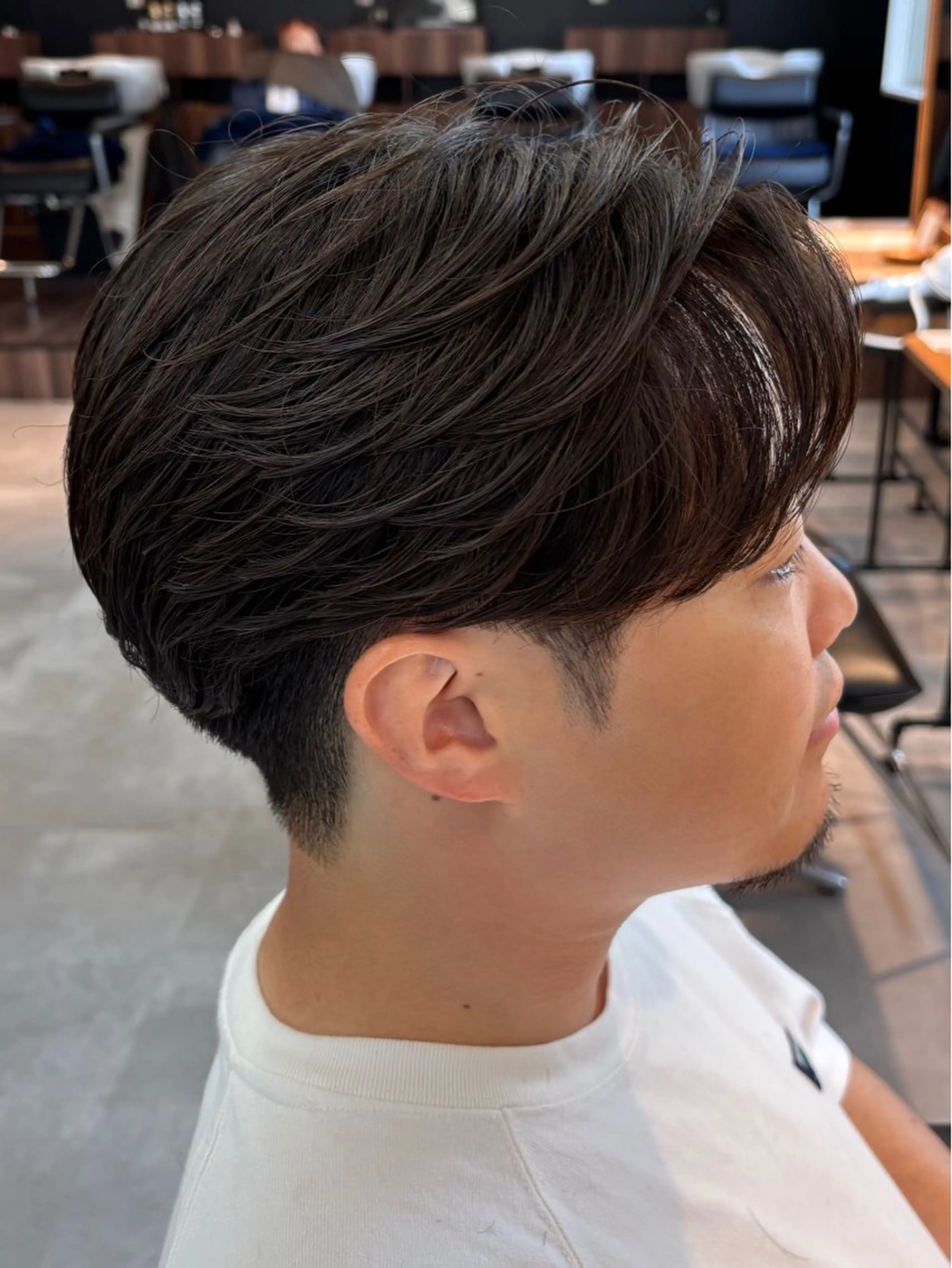 ショート パーマ メンズ フェザーパーマ メンズパーマ 韓国メンズヘア千葉駅 矯正パーマ/橋本のヘアスタイル