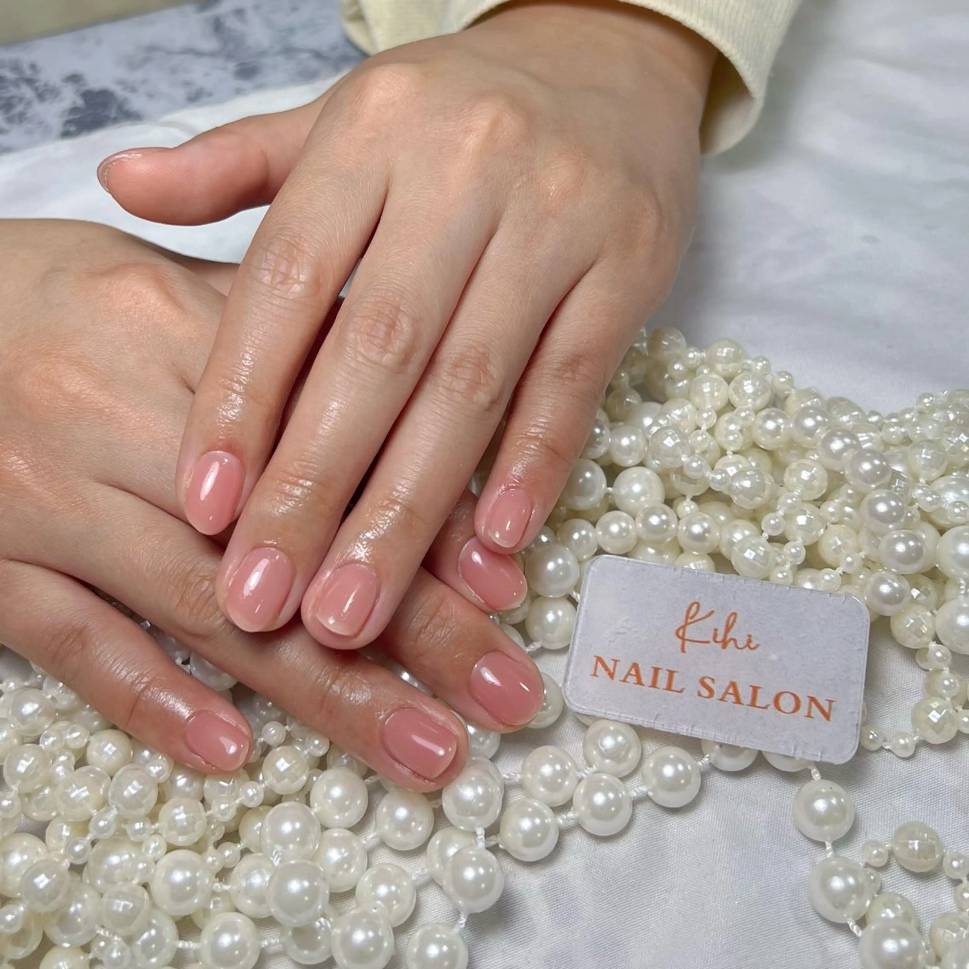 ネイル アートネイル フレンチネイル ジェルネイル グラデーション 韓国ネイル 村中 ハナのネイルデザイン