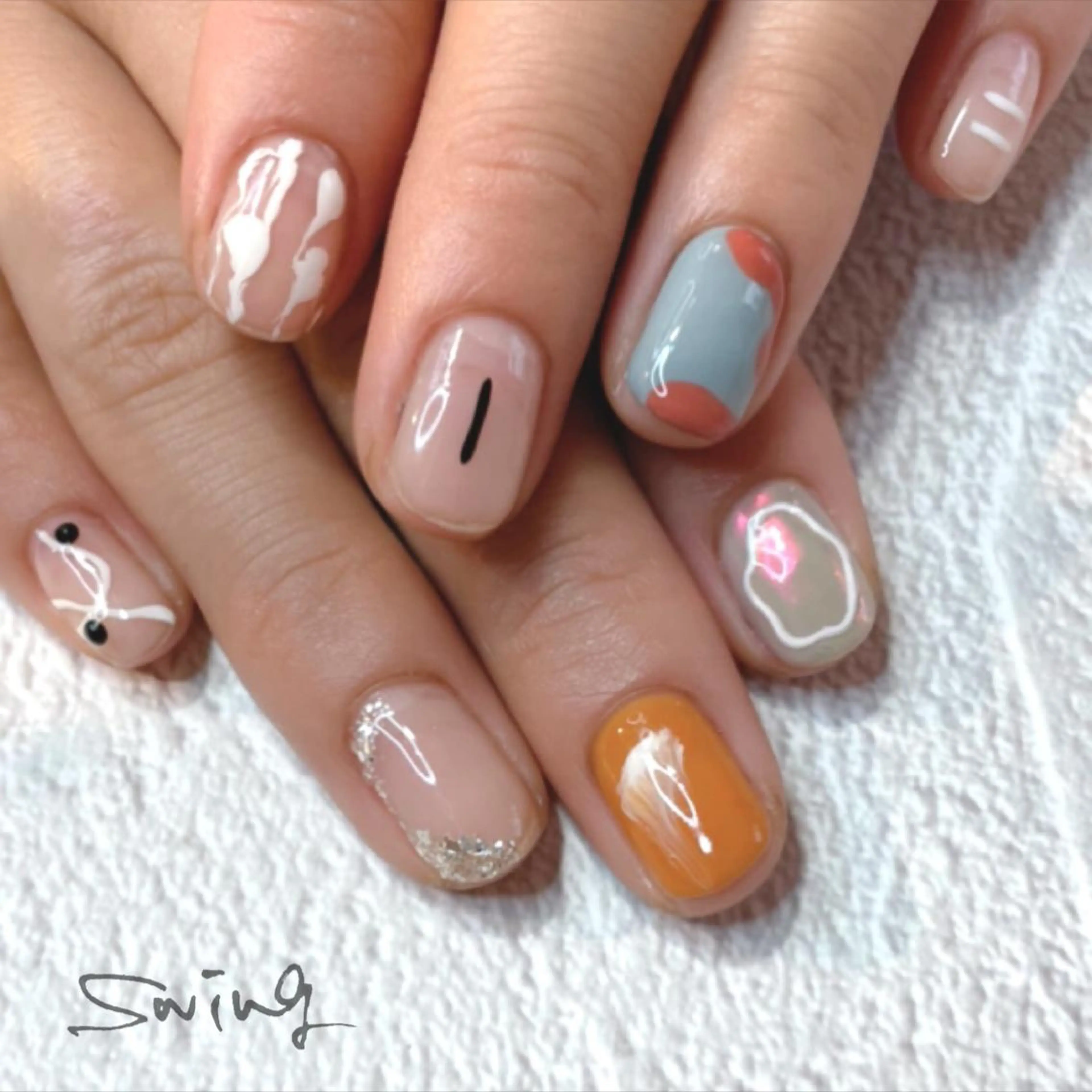 ネイル アートネイル 持ち込み SWING Nail Salon所属・Yoshida Takakoのネイルデザイン