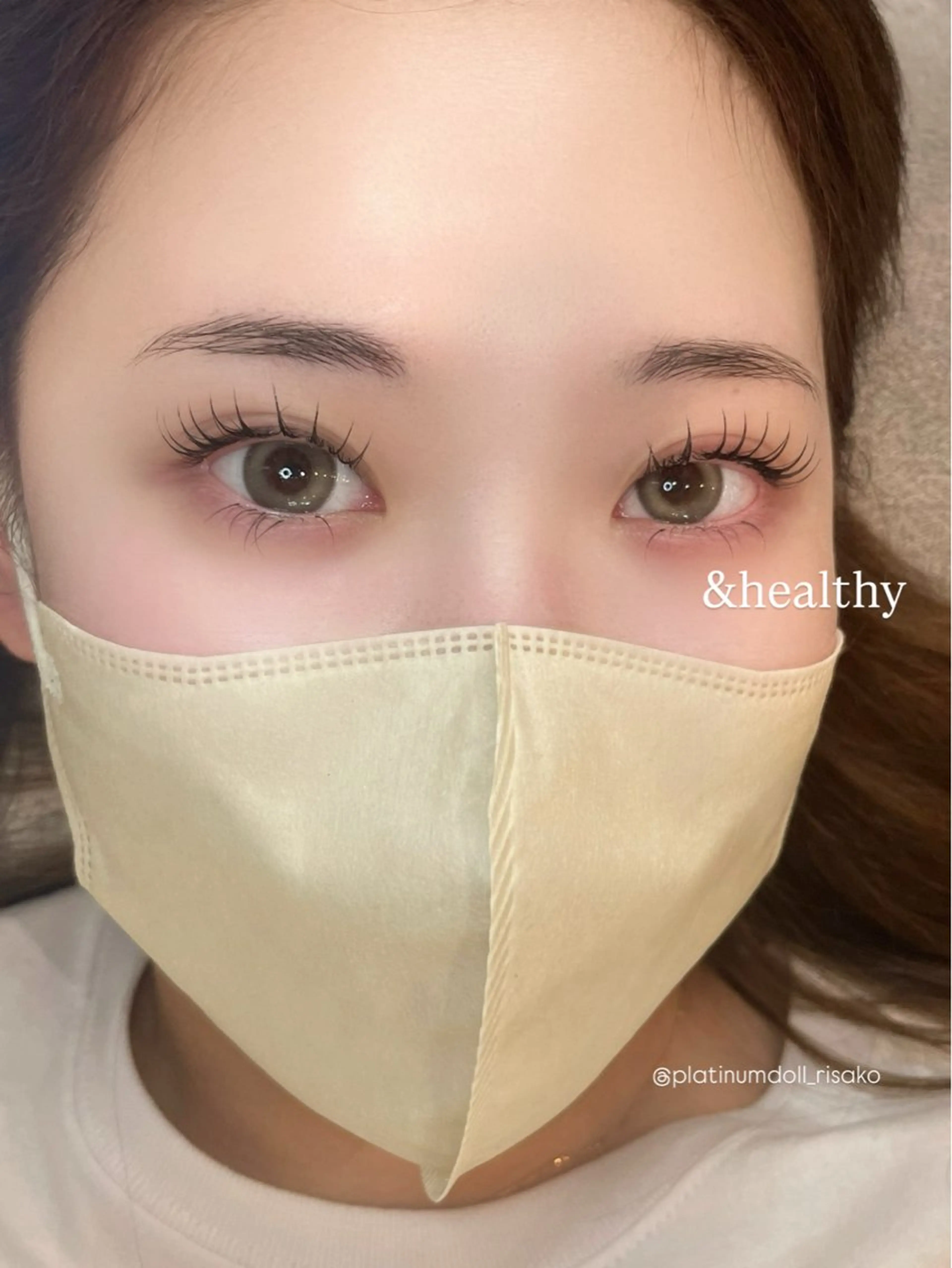 【minimo限定価格💞】アンドヘルシー100本オフ込（フラットラッシュ)+コーティング、アイシャンプー付き🫧の写真