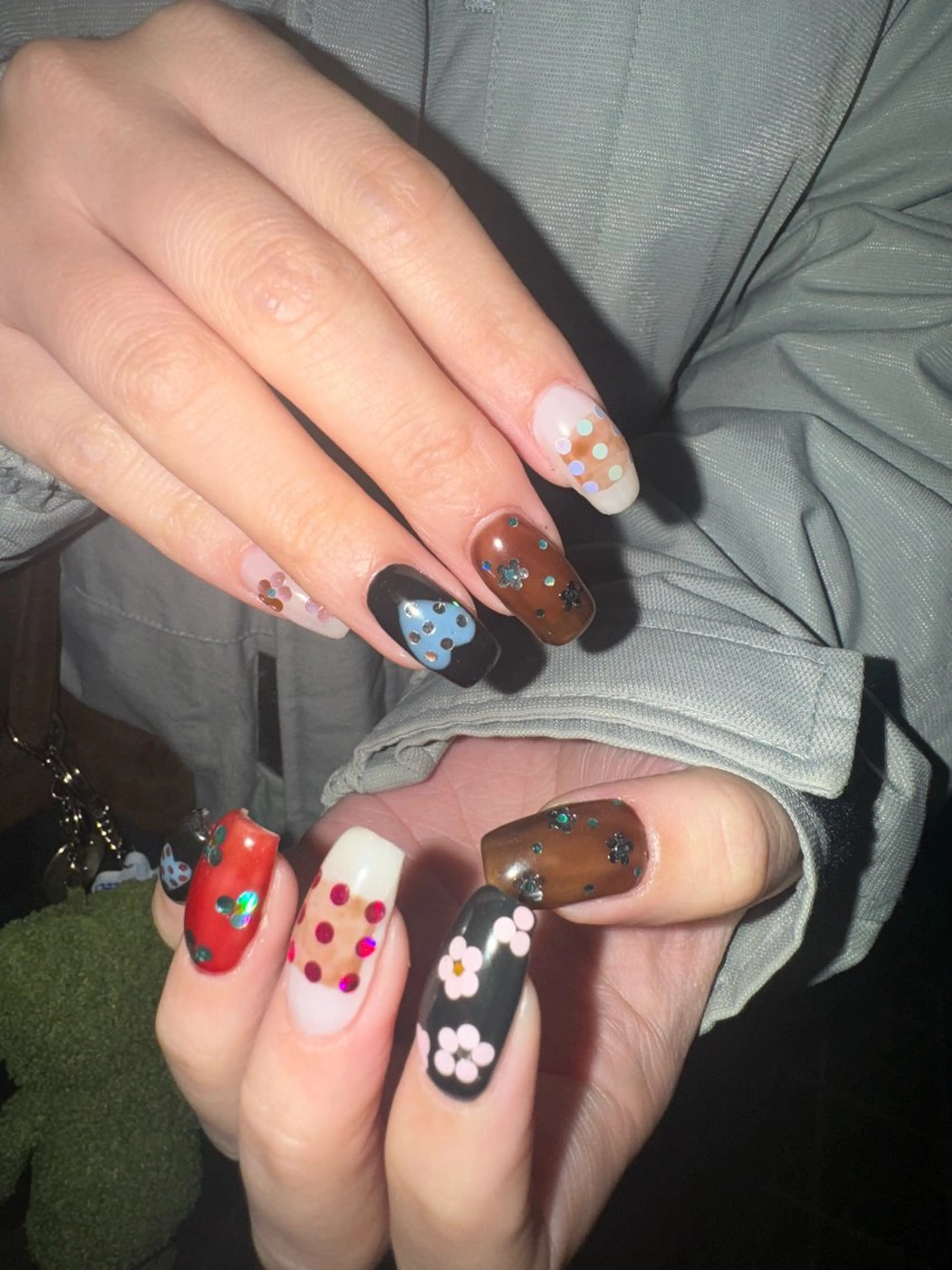 ネイル ハンドネイル フットネイル MITSUKI🪡 海外/個性派/ロングのネイルデザイン