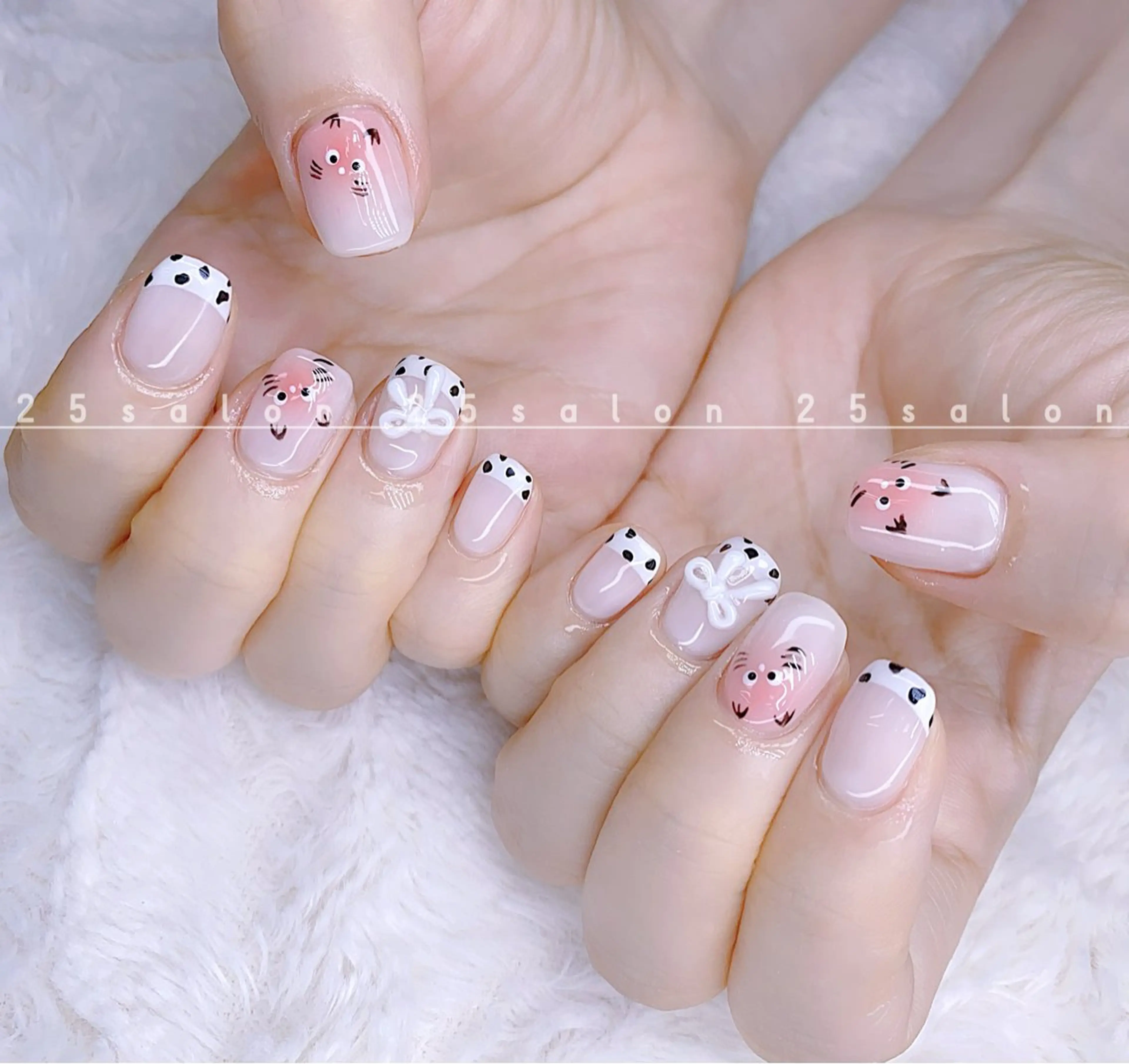 ネイル ジェルネイル 韓国ネイル ニュアンスネイル パラジェル ワンホンネイル 2 5のマツエク・マツパデザイン