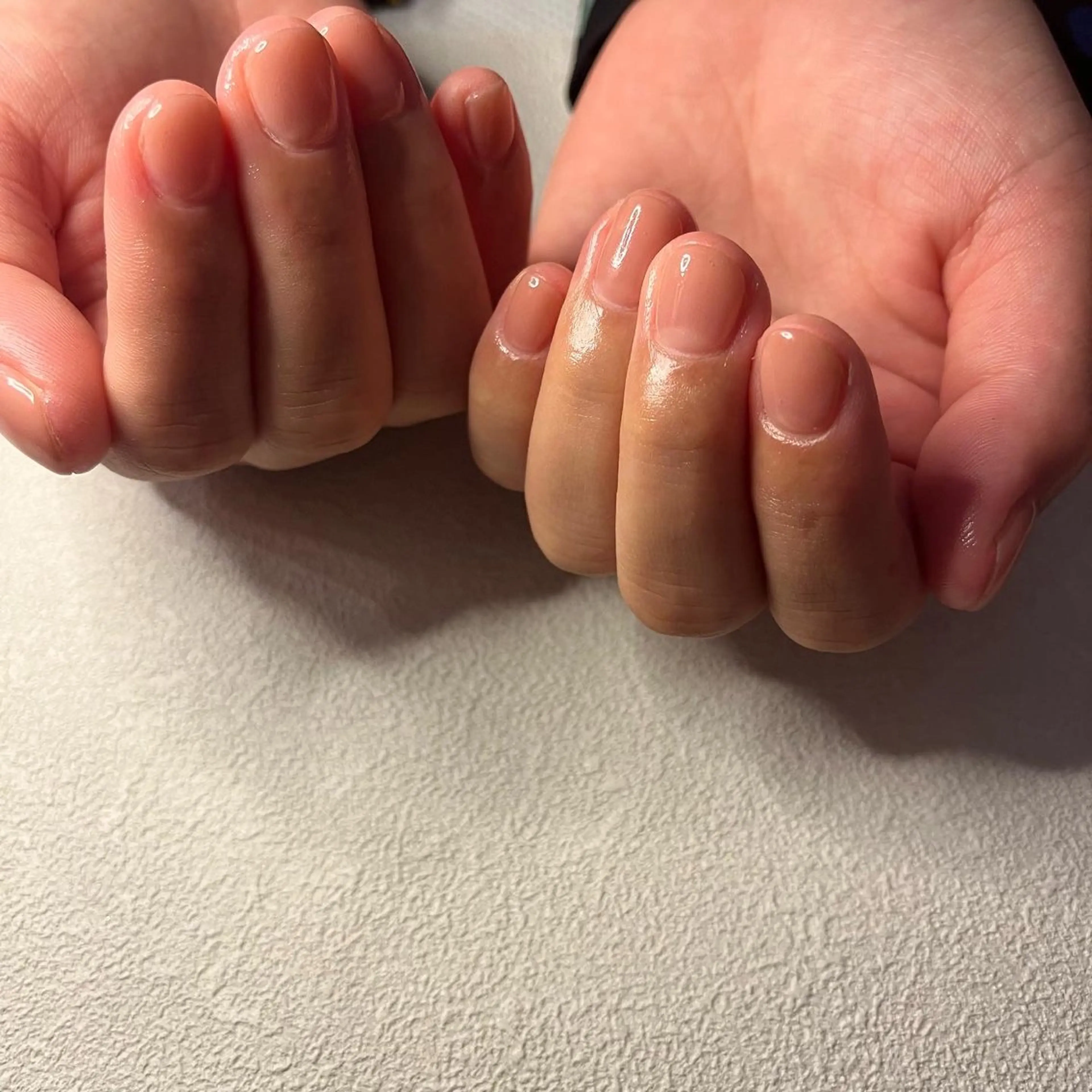 ネイル ジェルネイル ワンカラーネイル パラジェル ハンドネイル nail slow.のネイルデザイン