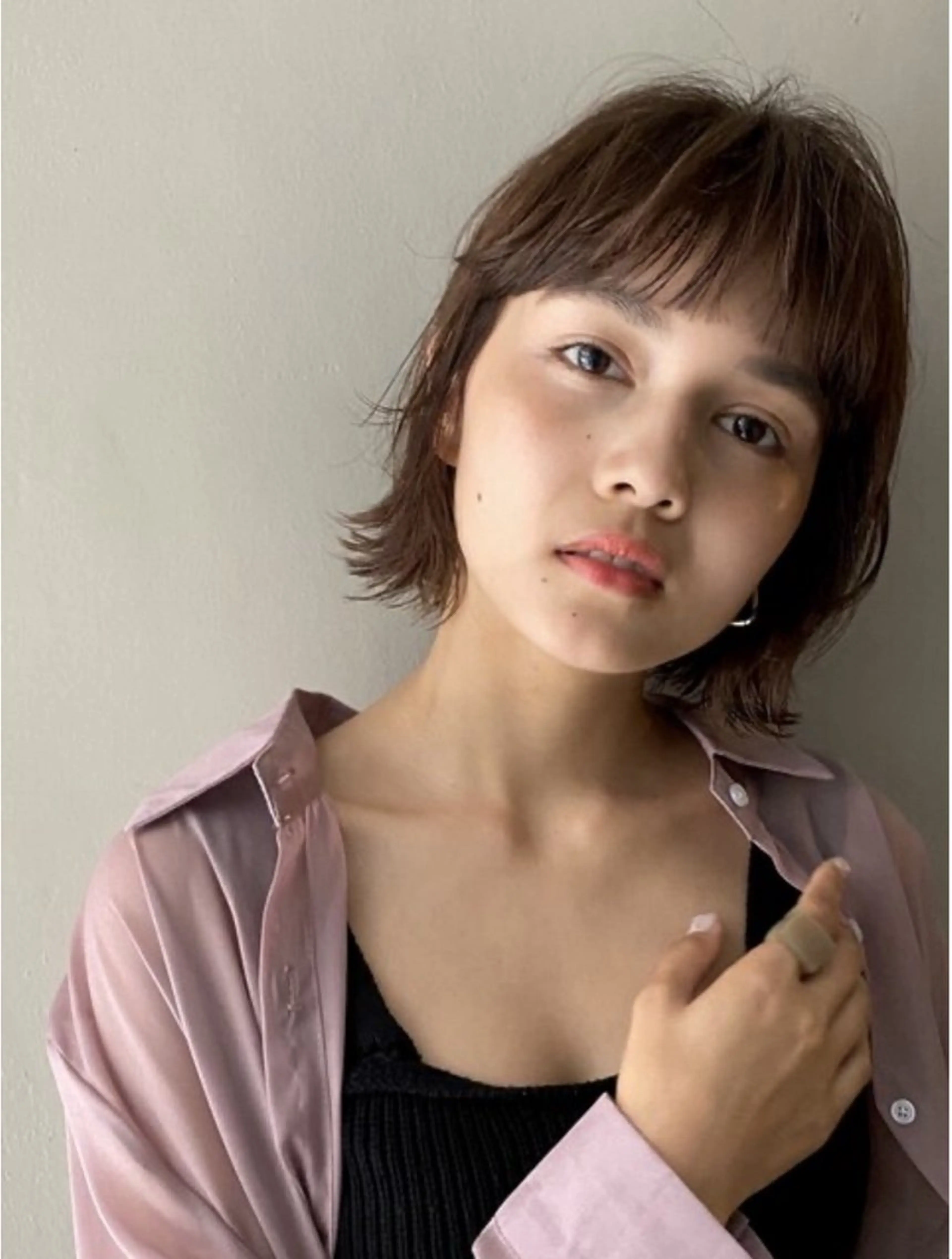 【学生様限定❗️】カット＋フルカラー＋ユキノハナトリートメント　《赤味消し🤍 / 透明感🫧 / 艶色✨》の写真