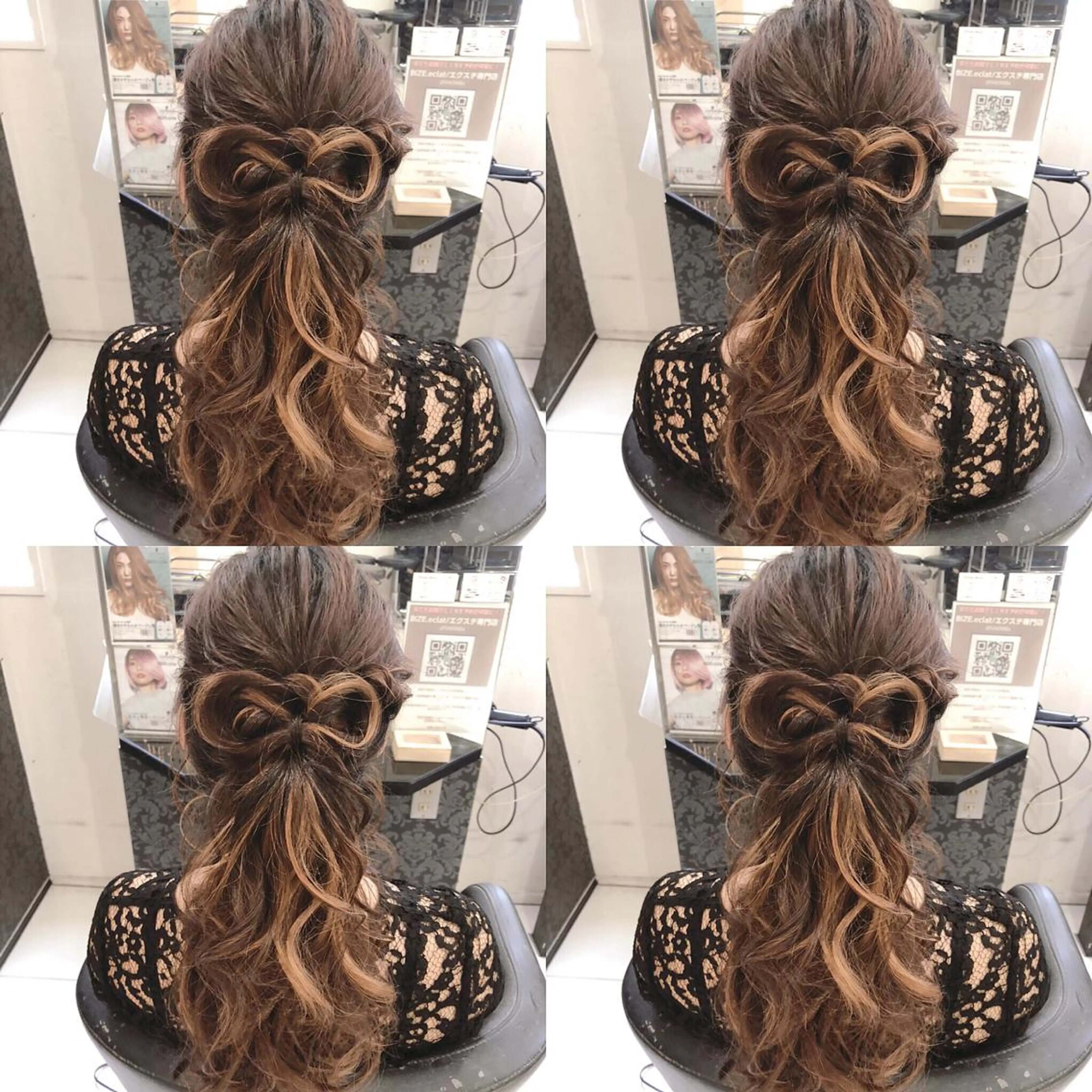 セミロング ヘアアレンジ ヘアセット 🌷MAYU 🌷のヘアスタイル