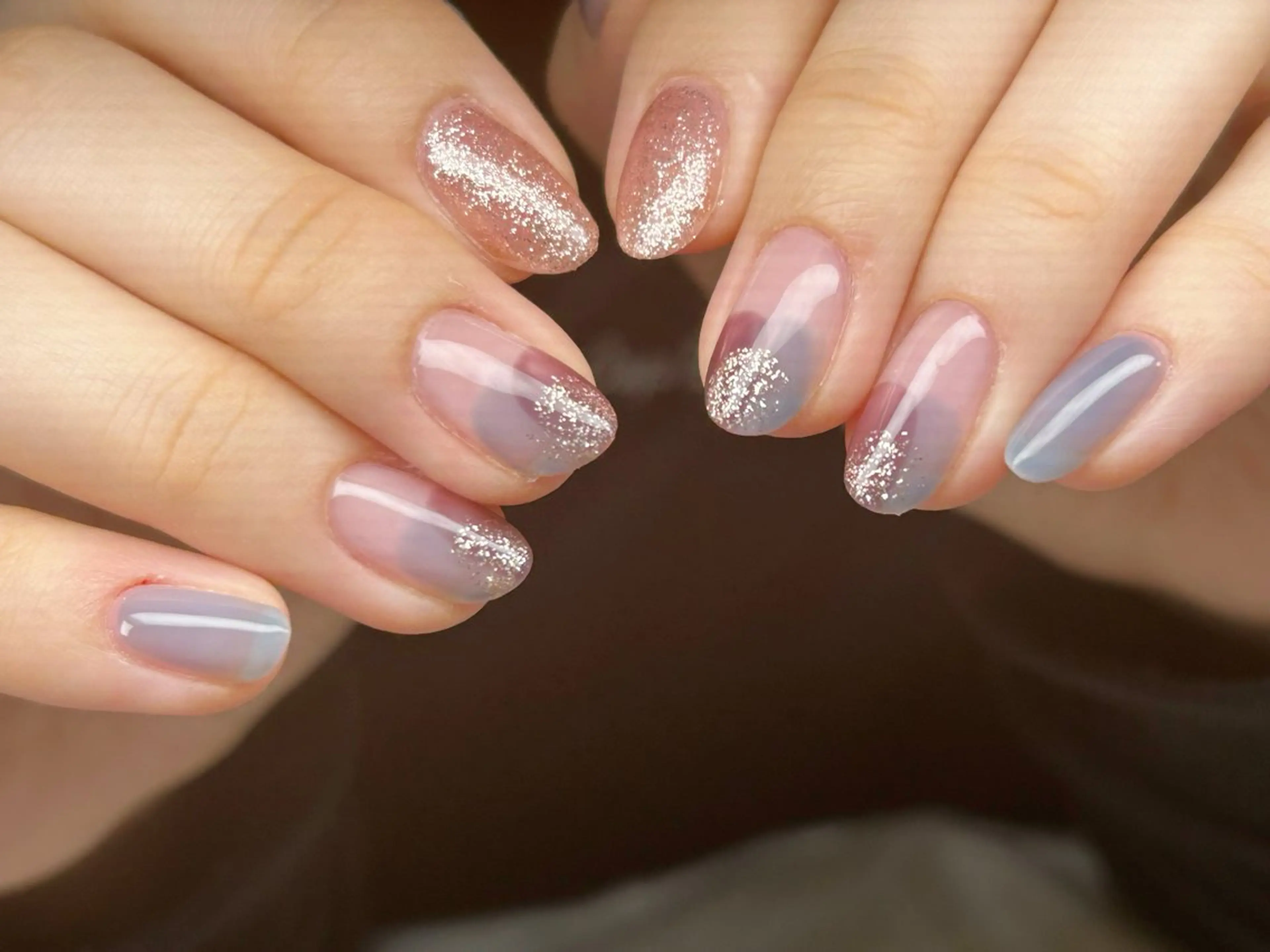 ネイル アートネイル チークネイル 成人式 入学式 長さ出し ハンドネイル Lino Nailのネイルデザイン