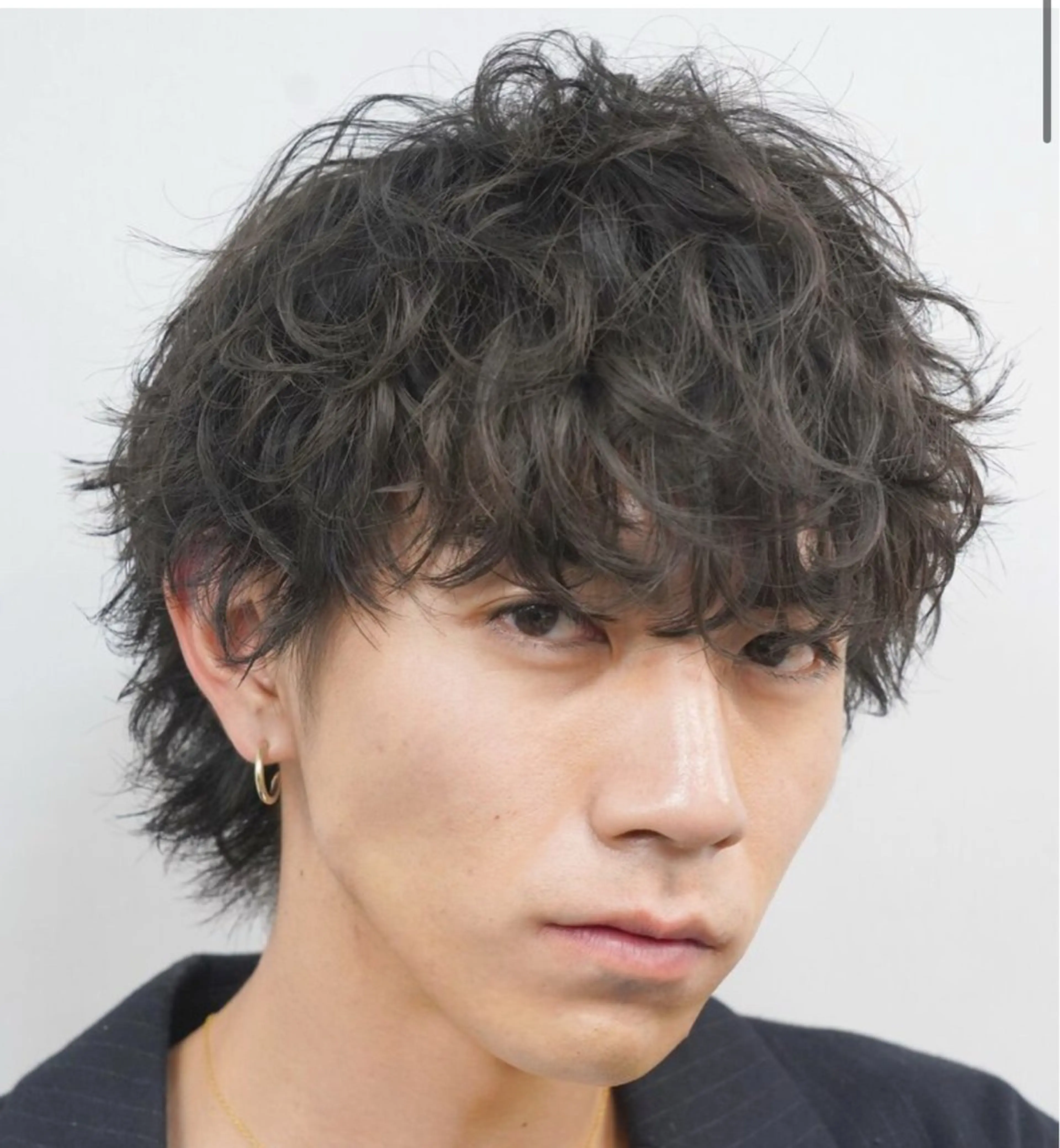 パーマ メンズ センターパート マッシュ メンズパーマ プードルパーマ メンズツイストパーマ カット パーマ トリートメント 仙台フェザーパーマ/ fifth/遠藤楓雅のヘアスタイル