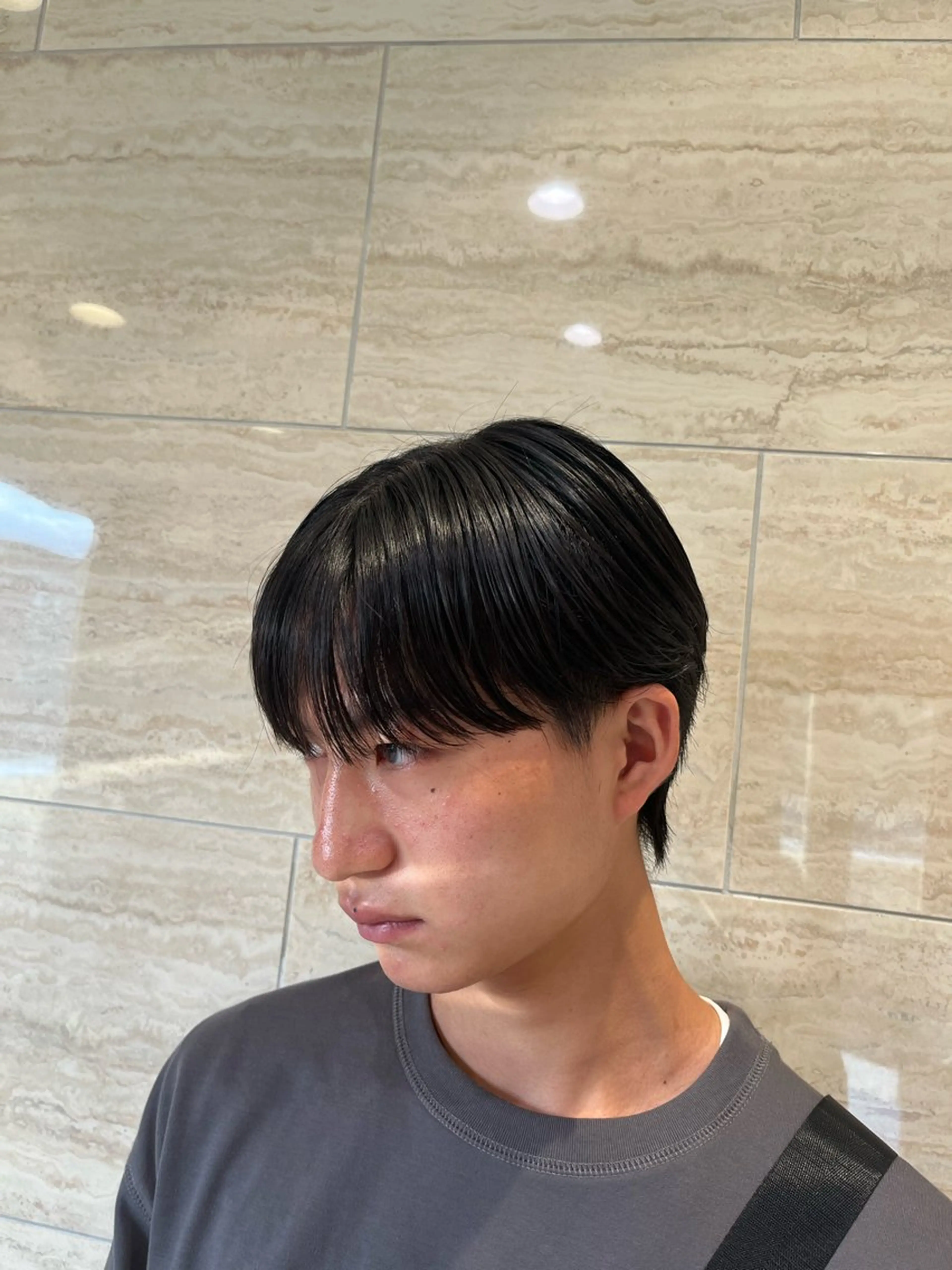 ショート メンズ マッシュ シースルーマッシュ 河崎 祐矢のヘアスタイル