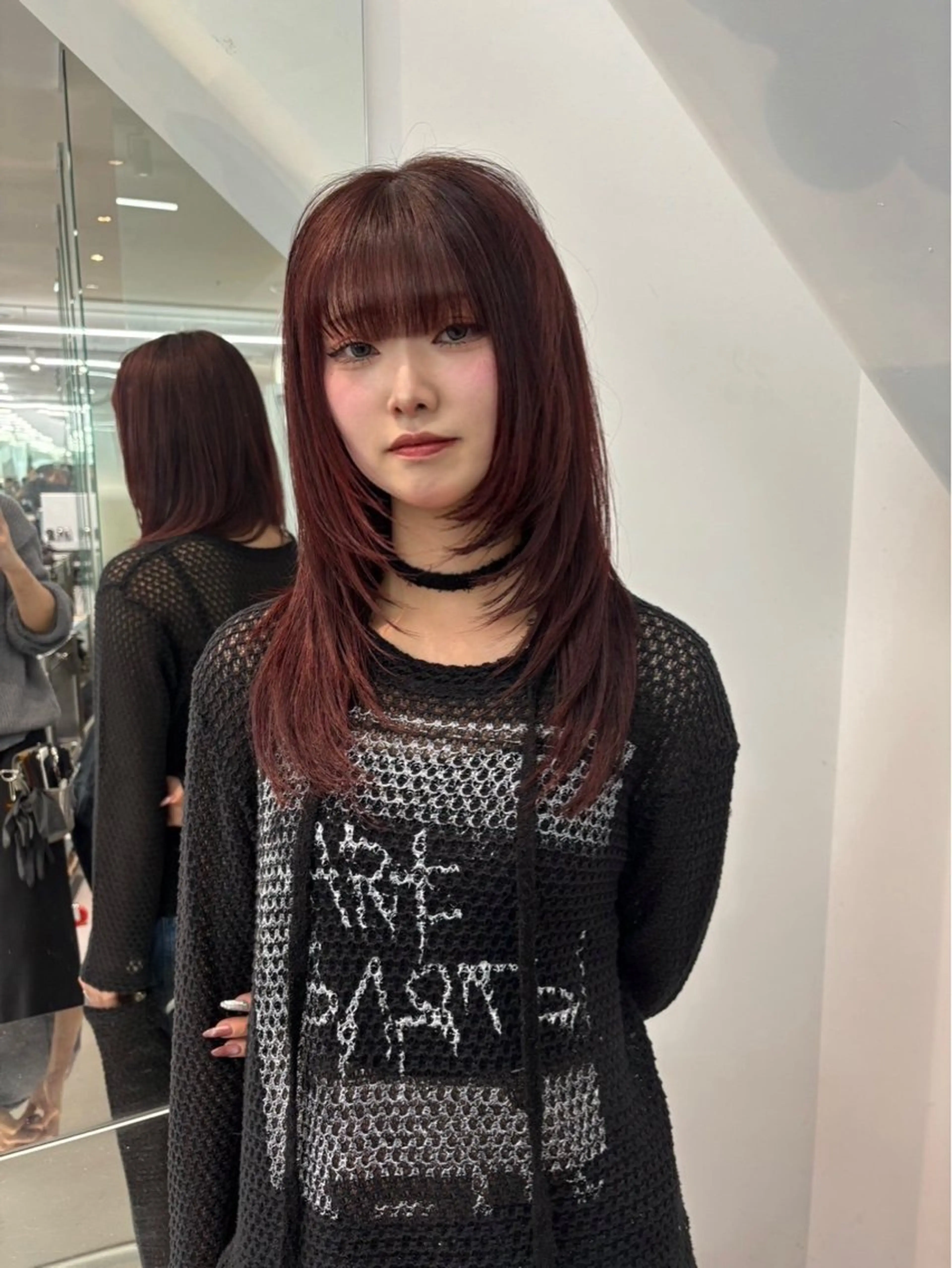 セミロング レイヤーカット 日吉/レイヤー/ 髪質改善/iatoのヘアスタイル