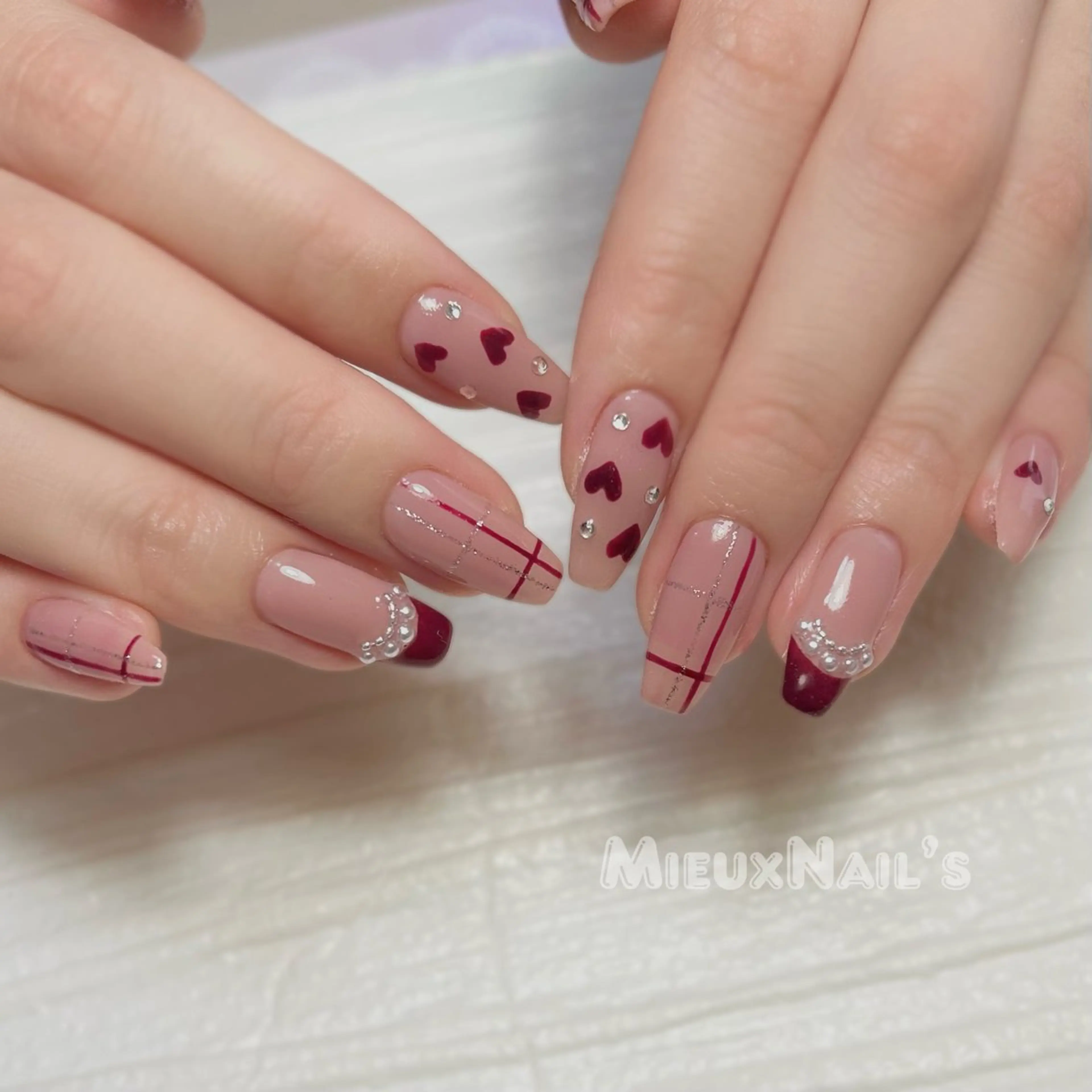 ネイル Miyu❤️‍🔥 Mieuxnailsのネイルデザイン