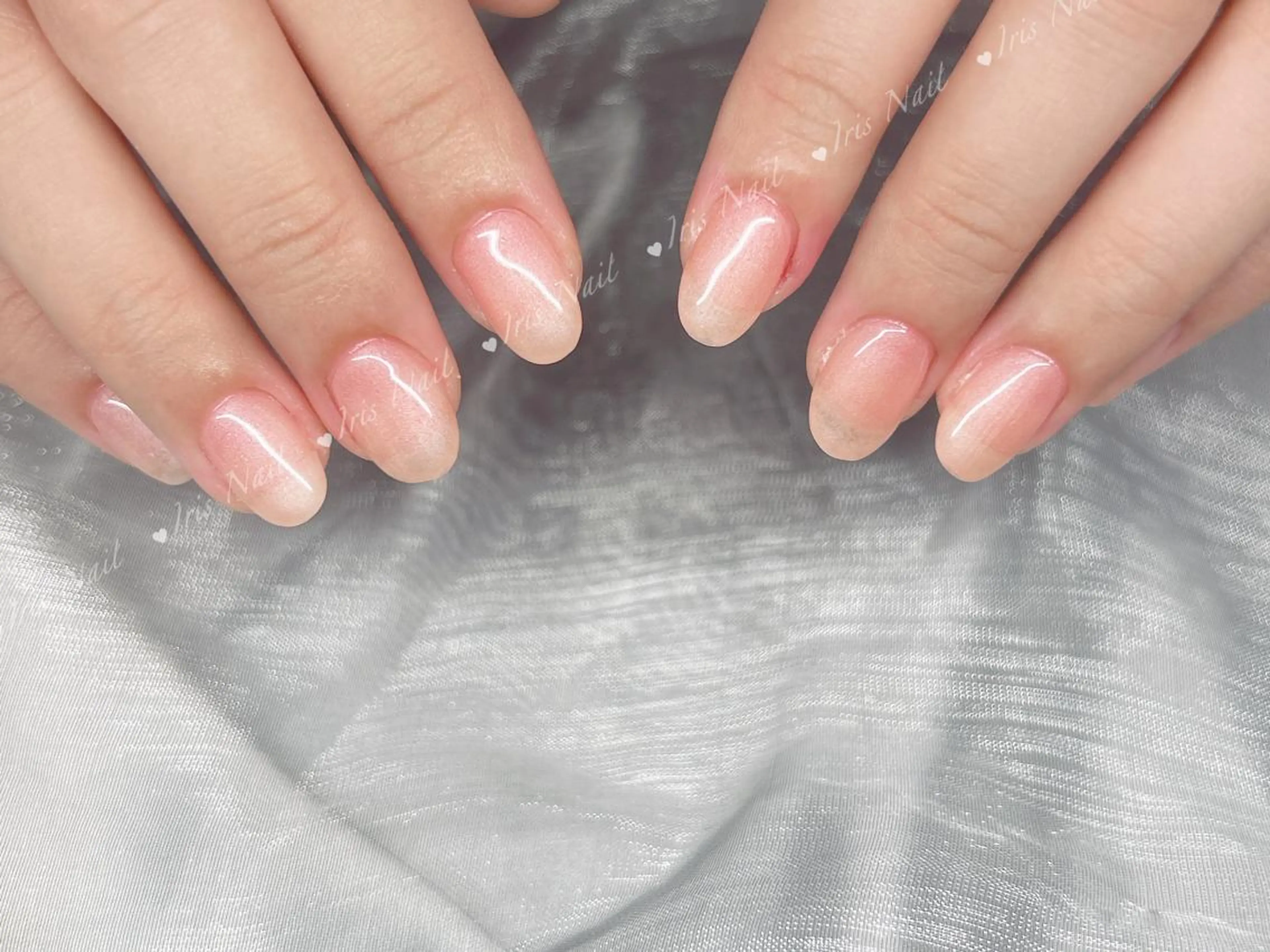 ネイル ラメ(グリッター) ピンク ハンドネイル ハンドケア IRIS NAIL大塚のネイルデザイン