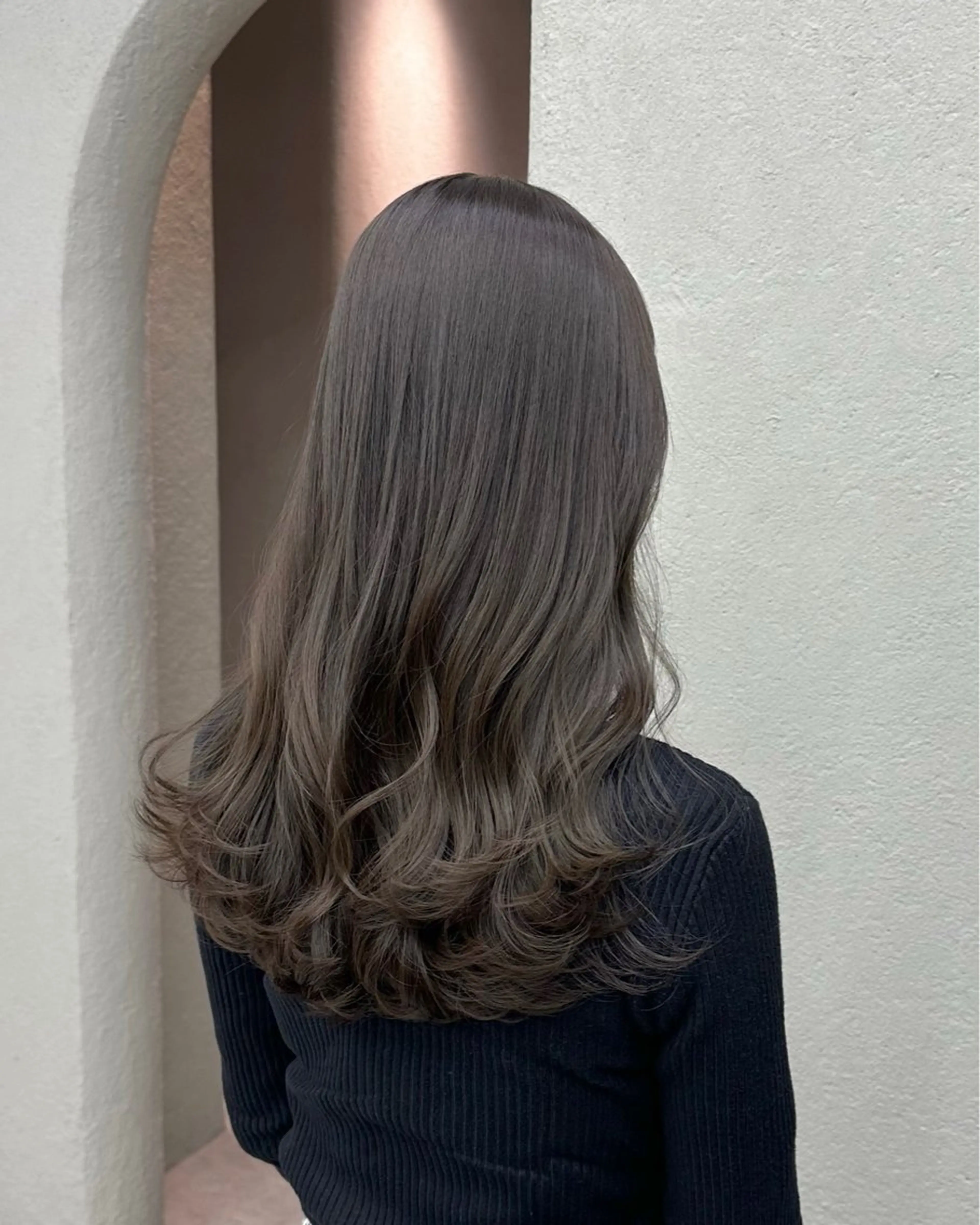 ロング カラー 高松 沙耶のヘアスタイル