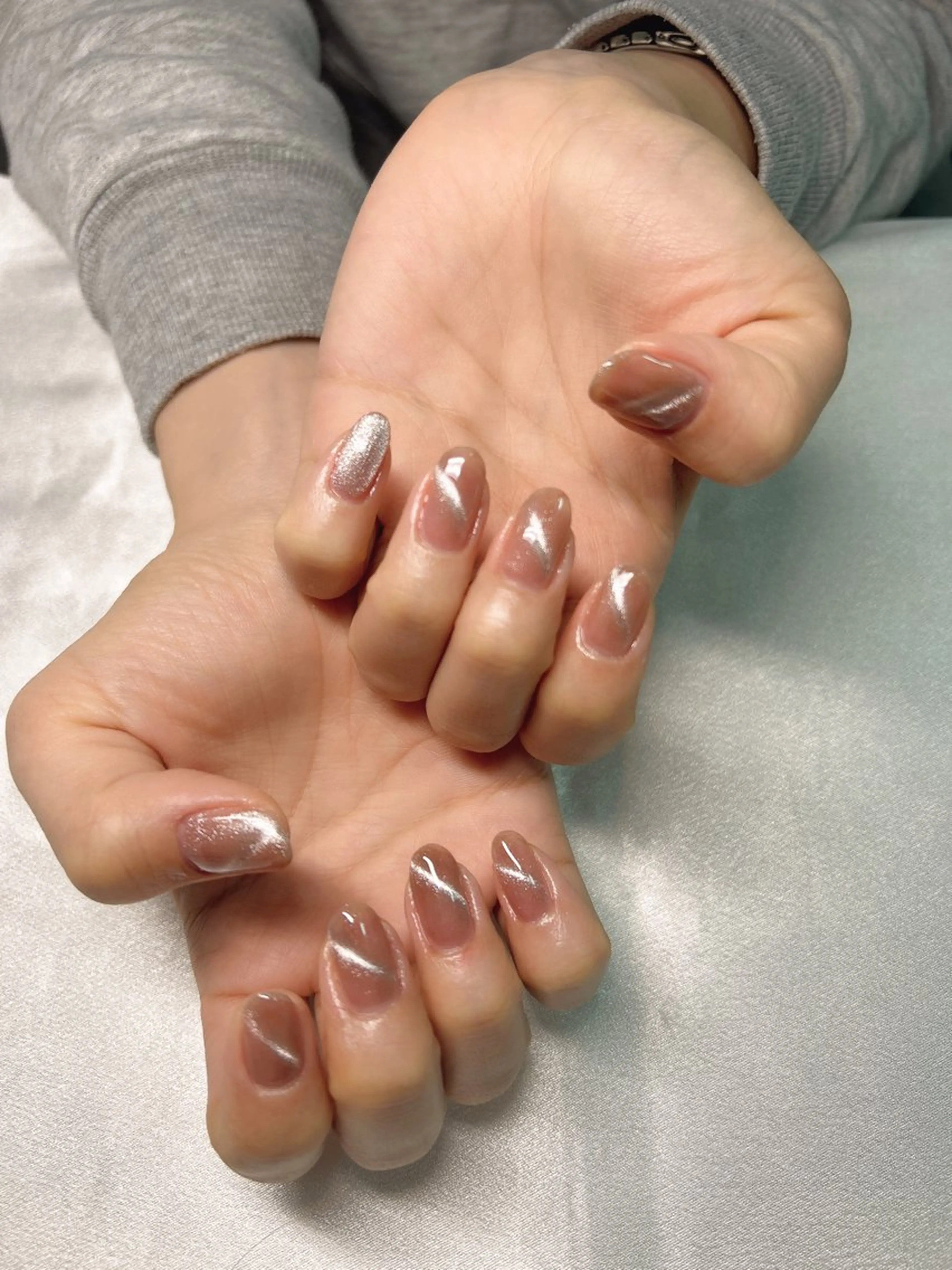 (オフ無し)🧲マグネットネイル💅の写真