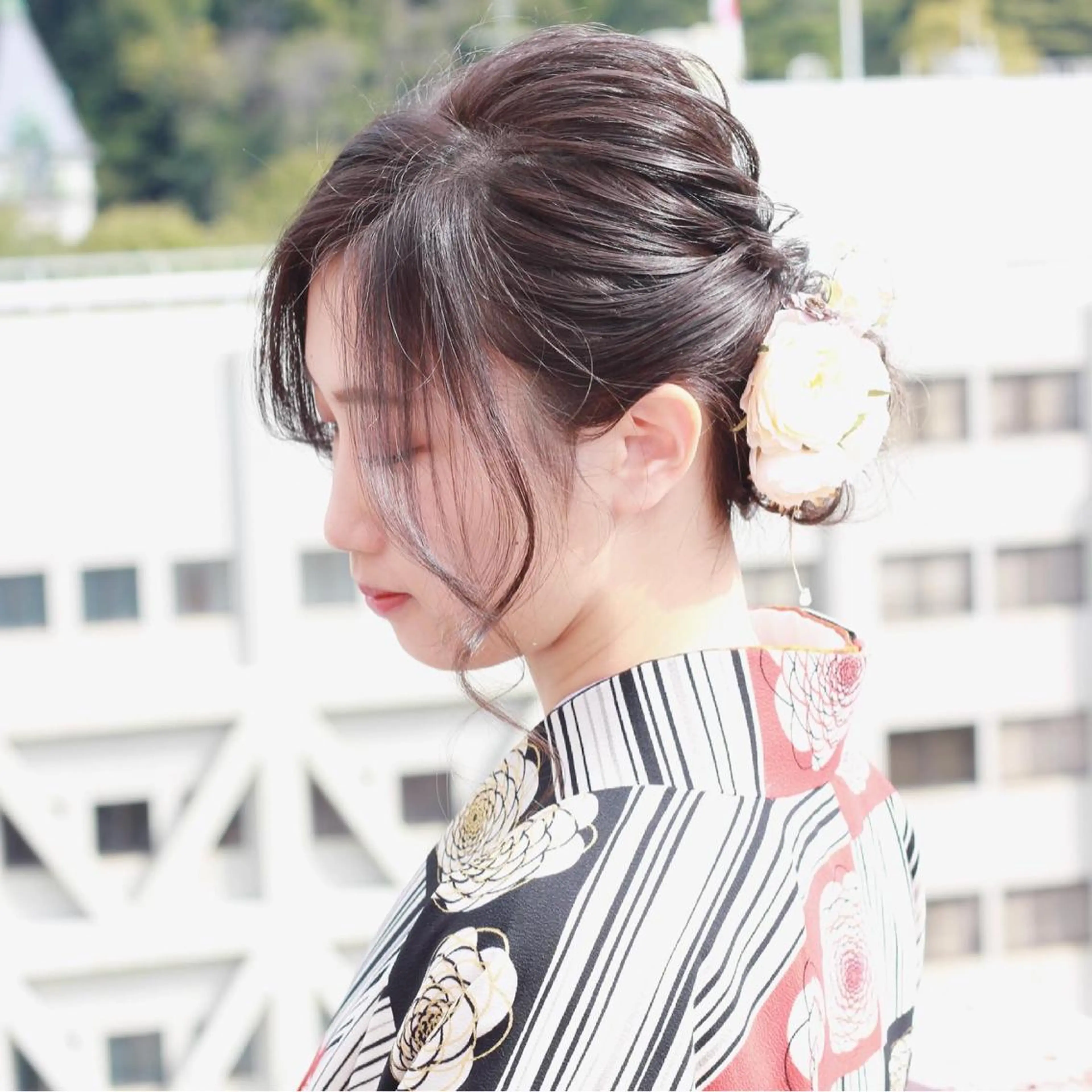 ヘアアレンジ 卒業式のヘアスタイル ヘアセット Viage （ビアージュ）のヘアスタイル