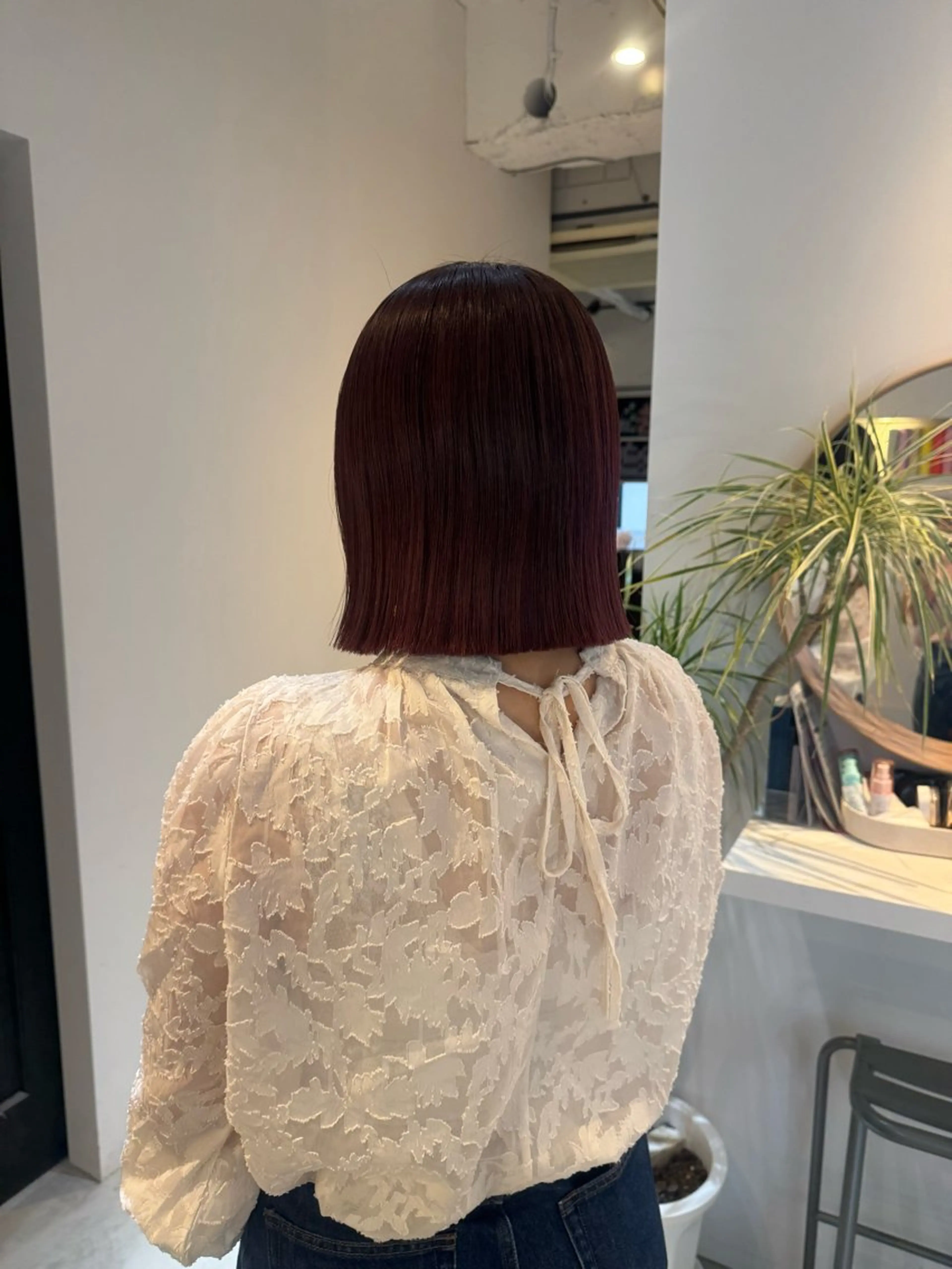 ショート ボブ カット ヘアカラー トリートメント ALLYS 渋谷店所属・最高級の艶のある カラーmei🎨のヘアスタイル