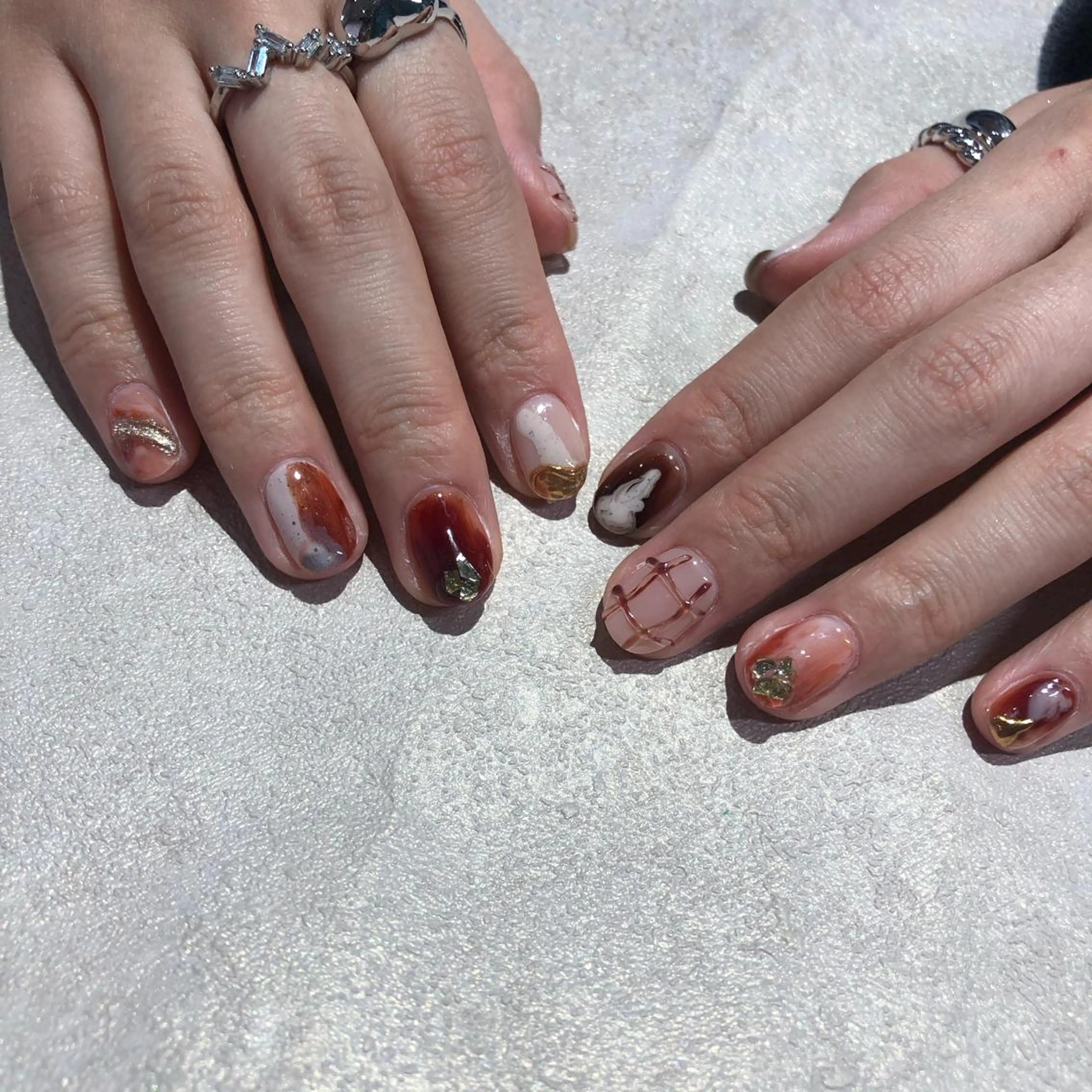 ネイル ハンドネイル フットネイル ハンドケア Nes.Nail所属・Miyagi Asamiのネイルデザイン