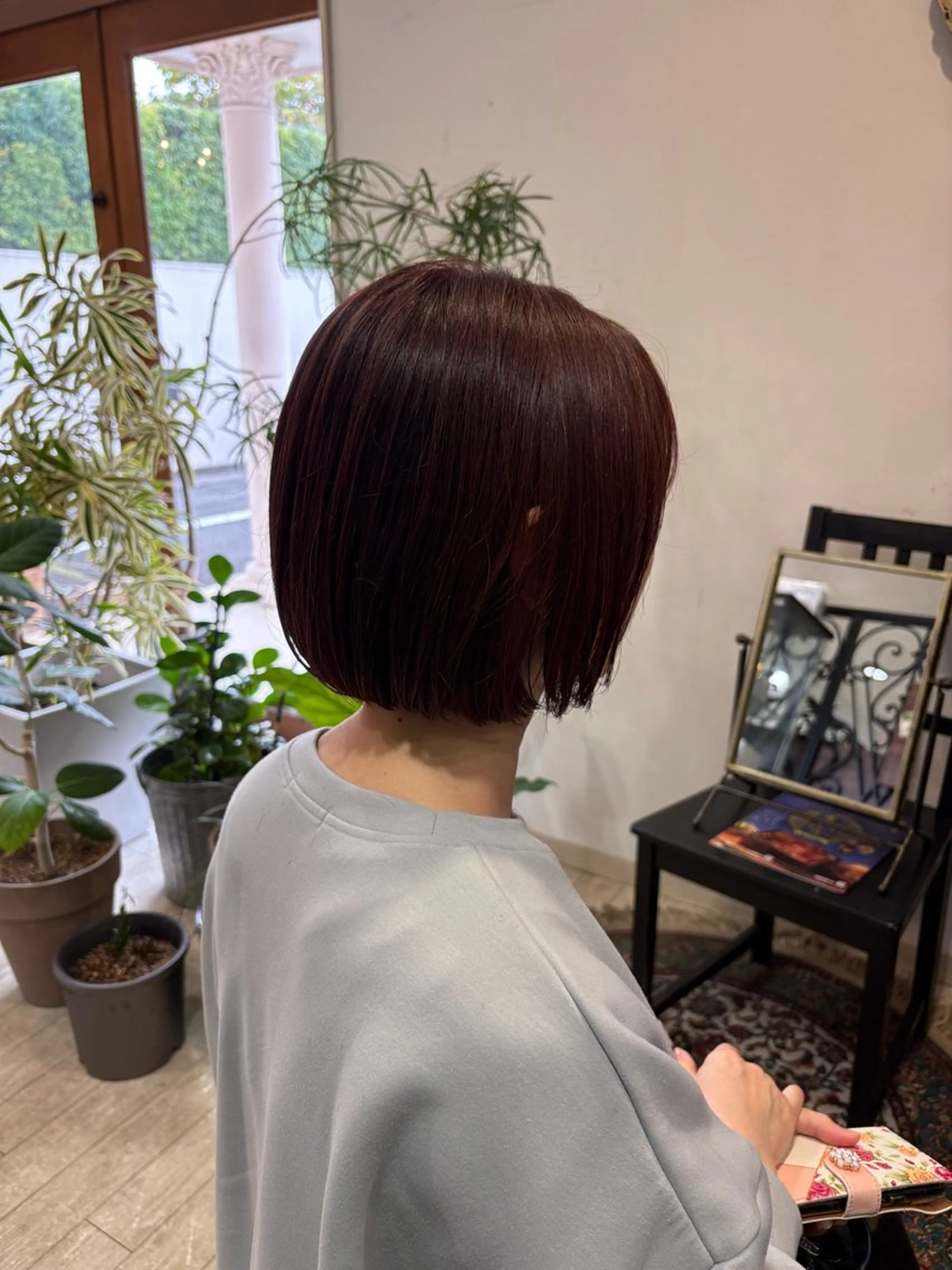 ミディアム カット ヘアカラー トリートメント お悩み改善カット 太田皓大のヘアスタイル