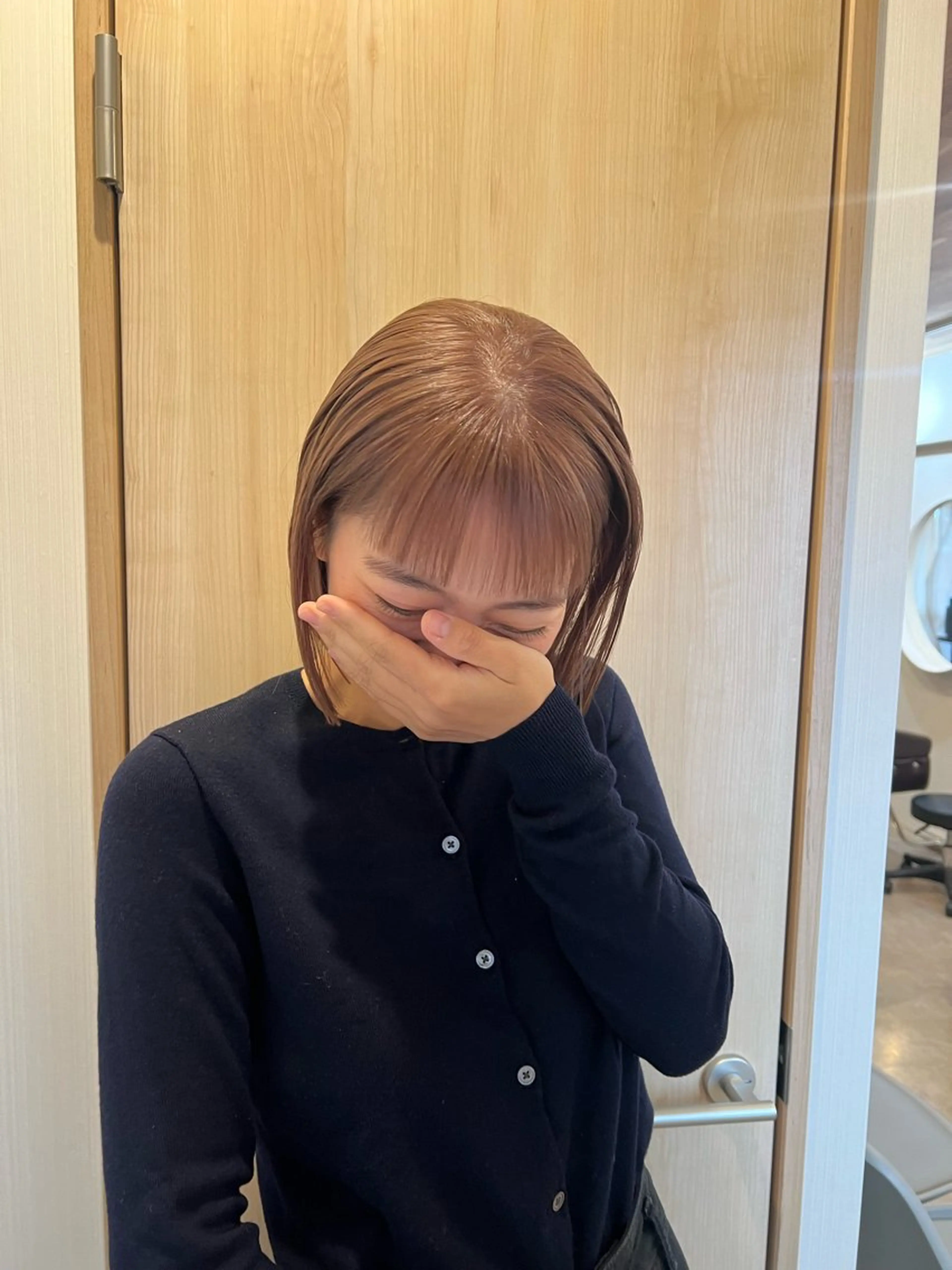 ショート カラー カット ヘアカラー トリートメント トレンドと似合わせ/ マンツーマン/西上楓のヘアスタイル