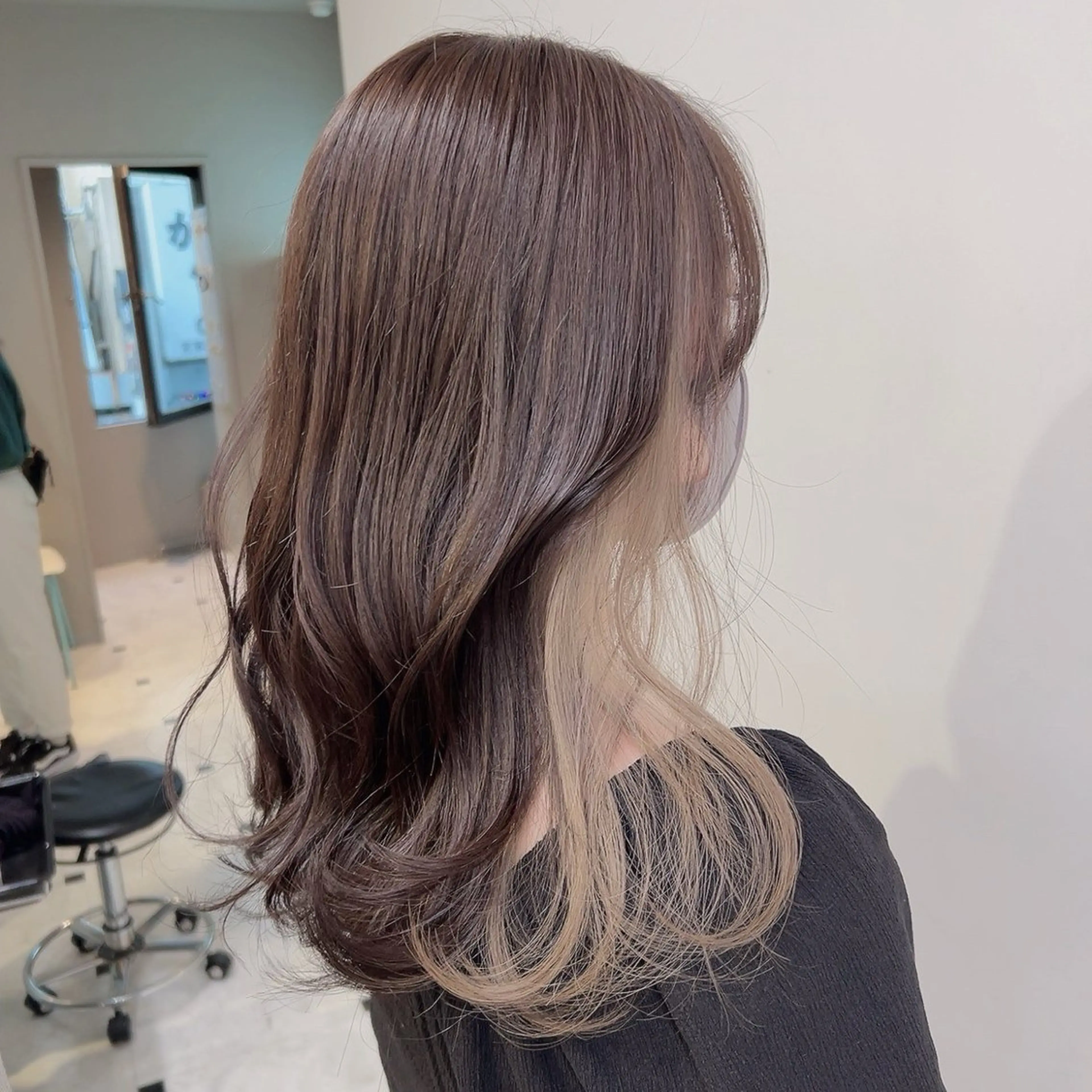 セミロング ヘアカラー ケアブリーチ🌟 ♢WATARU♢のヘアスタイル