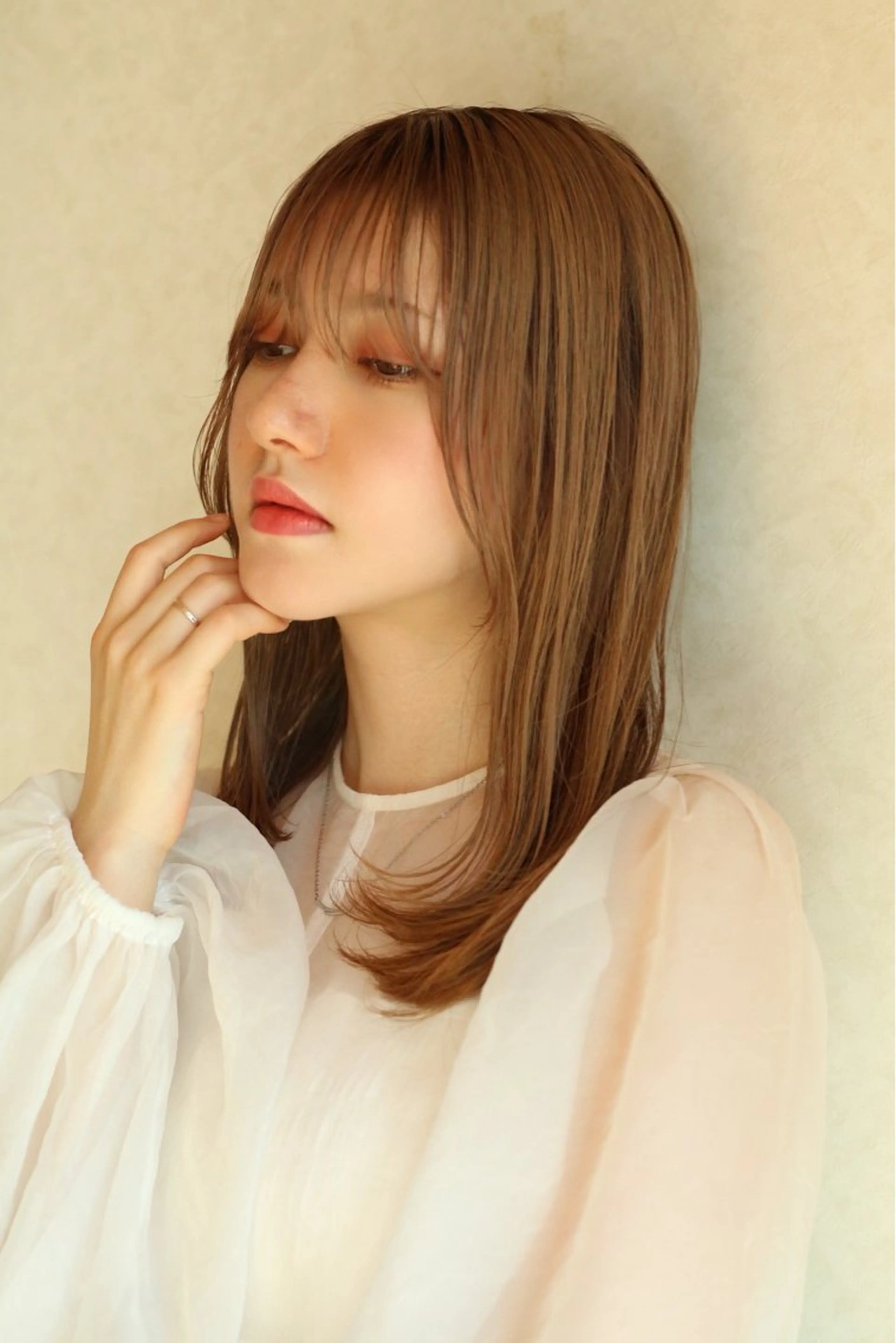 ミディアム GIEN 西宮ガーデンズプラス所属・中尾 碧斗のヘアスタイル