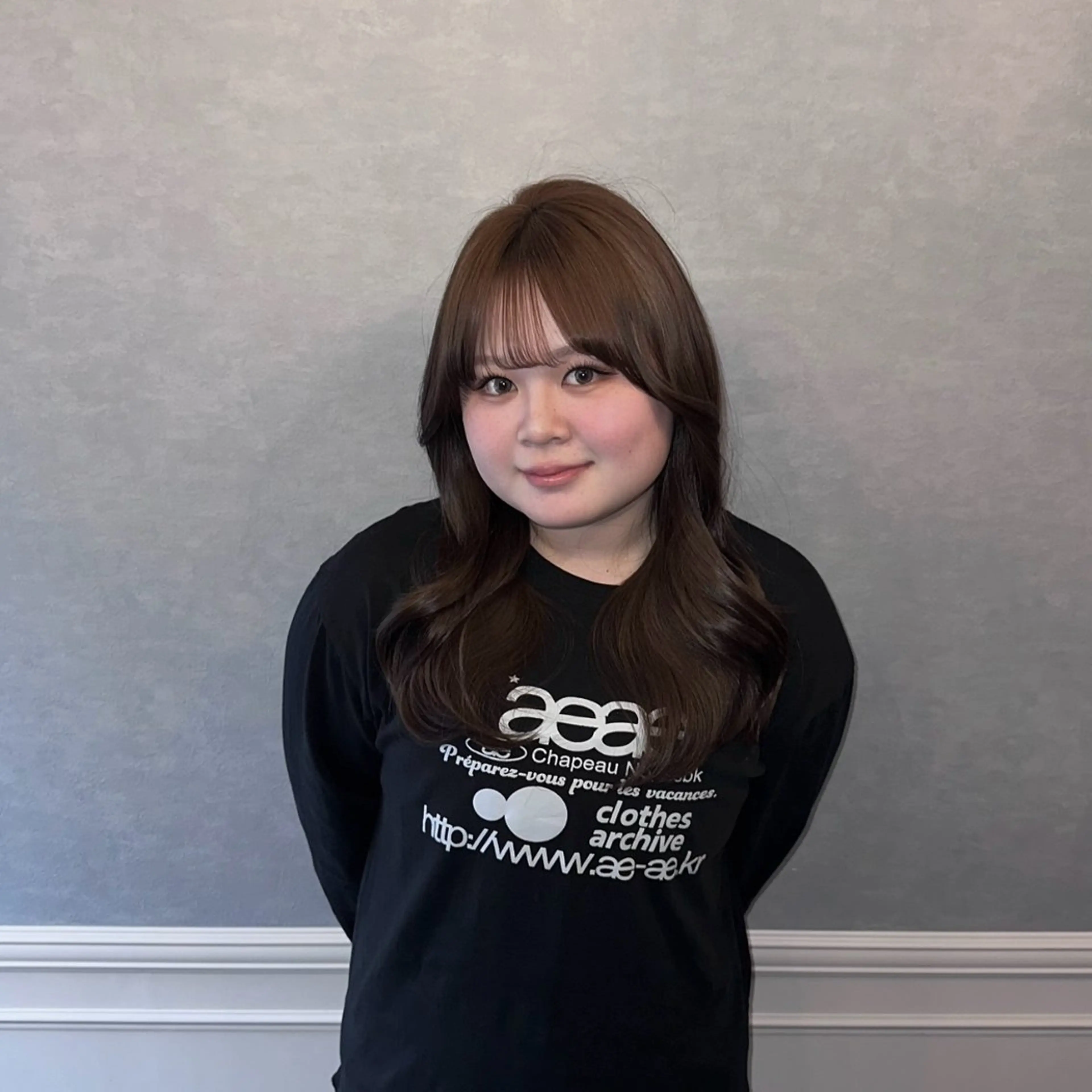 ロング カラー ベージュカラー ブリーチ ヘーゼル ブリーチなしカラー 美容casita カシータ所属・Nagumo Mizukiのヘアスタイル