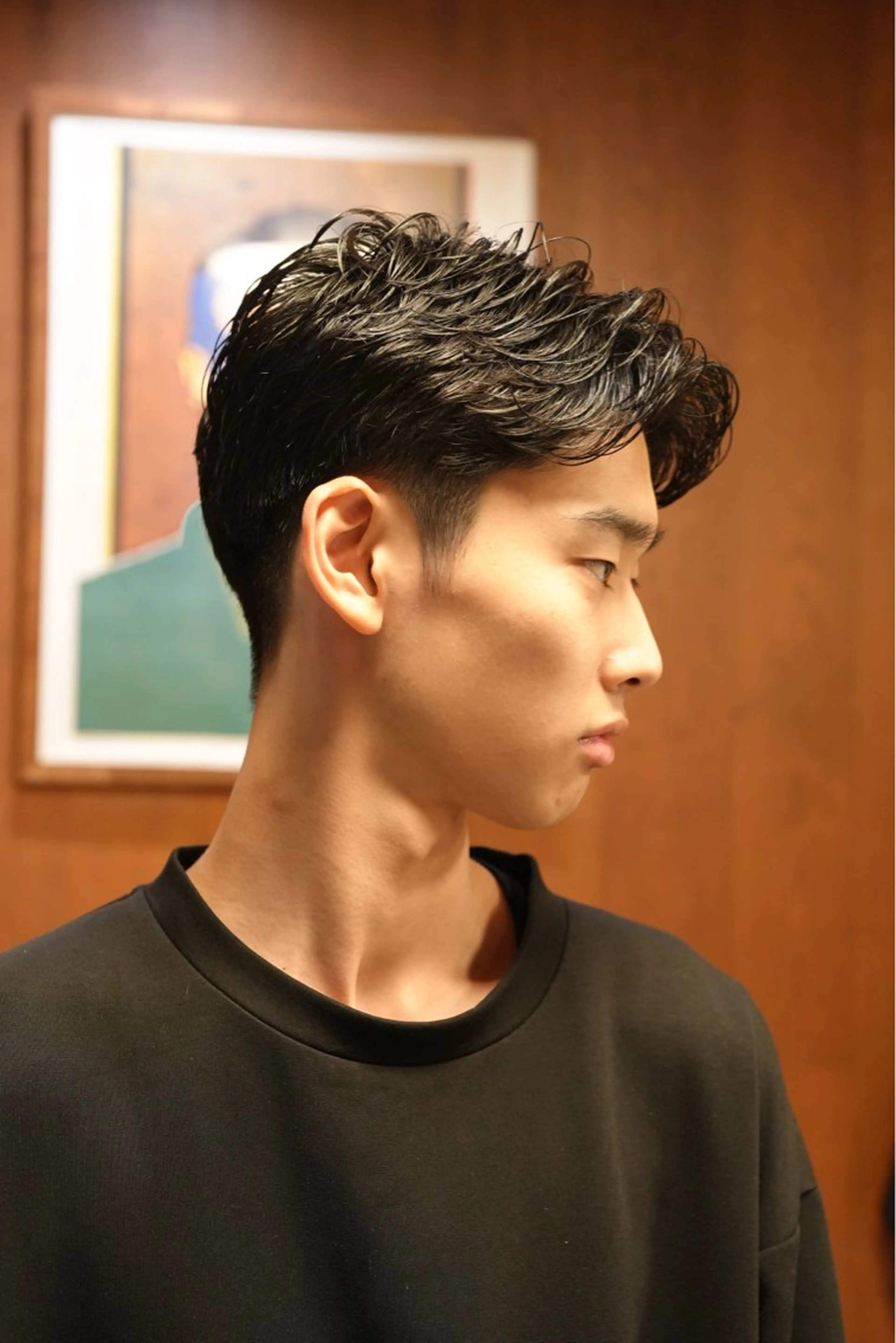 メンズ カット パーマ メンズパーマ いしだ りょうのヘアスタイル