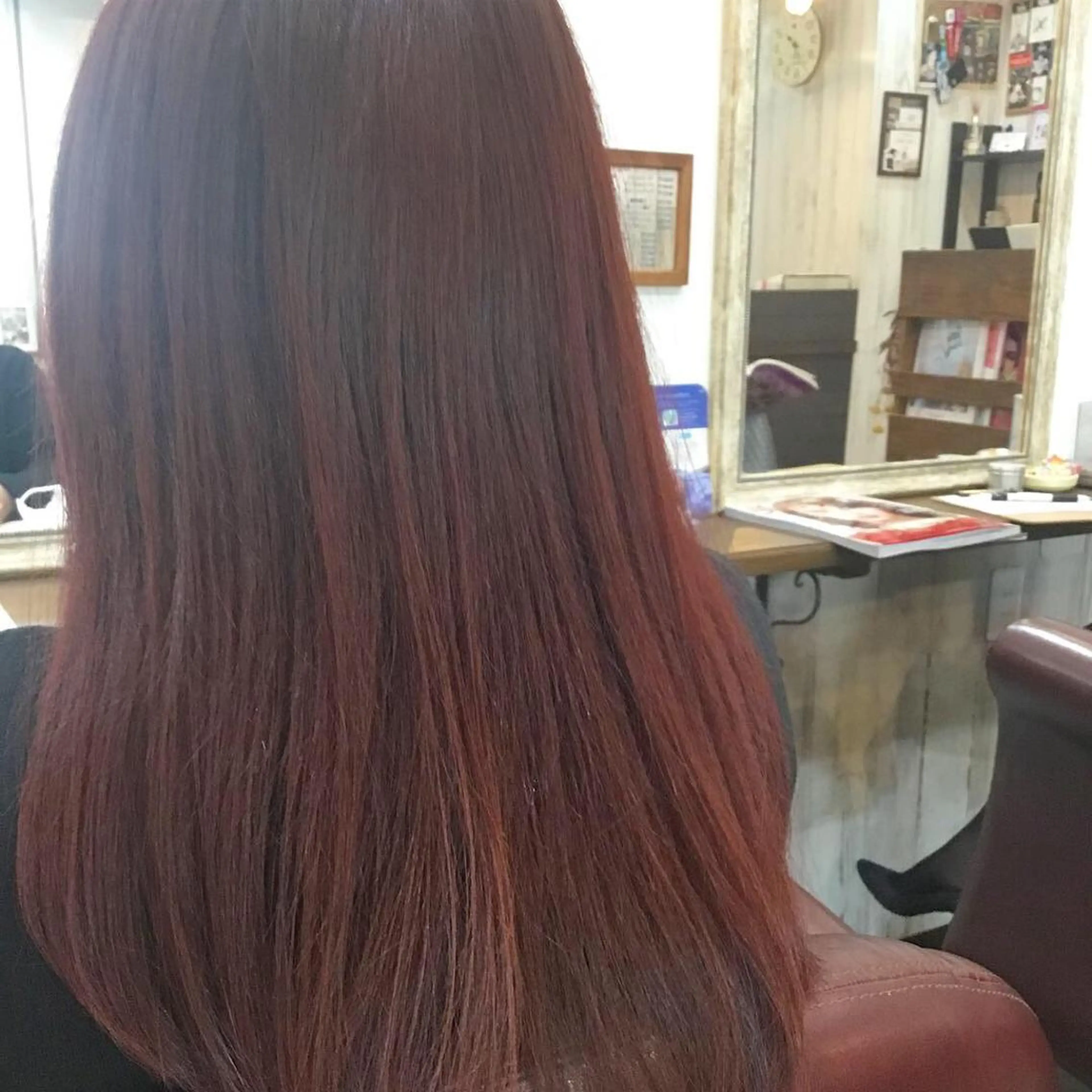 セミロング カラー 金崎 新吾のヘアスタイル