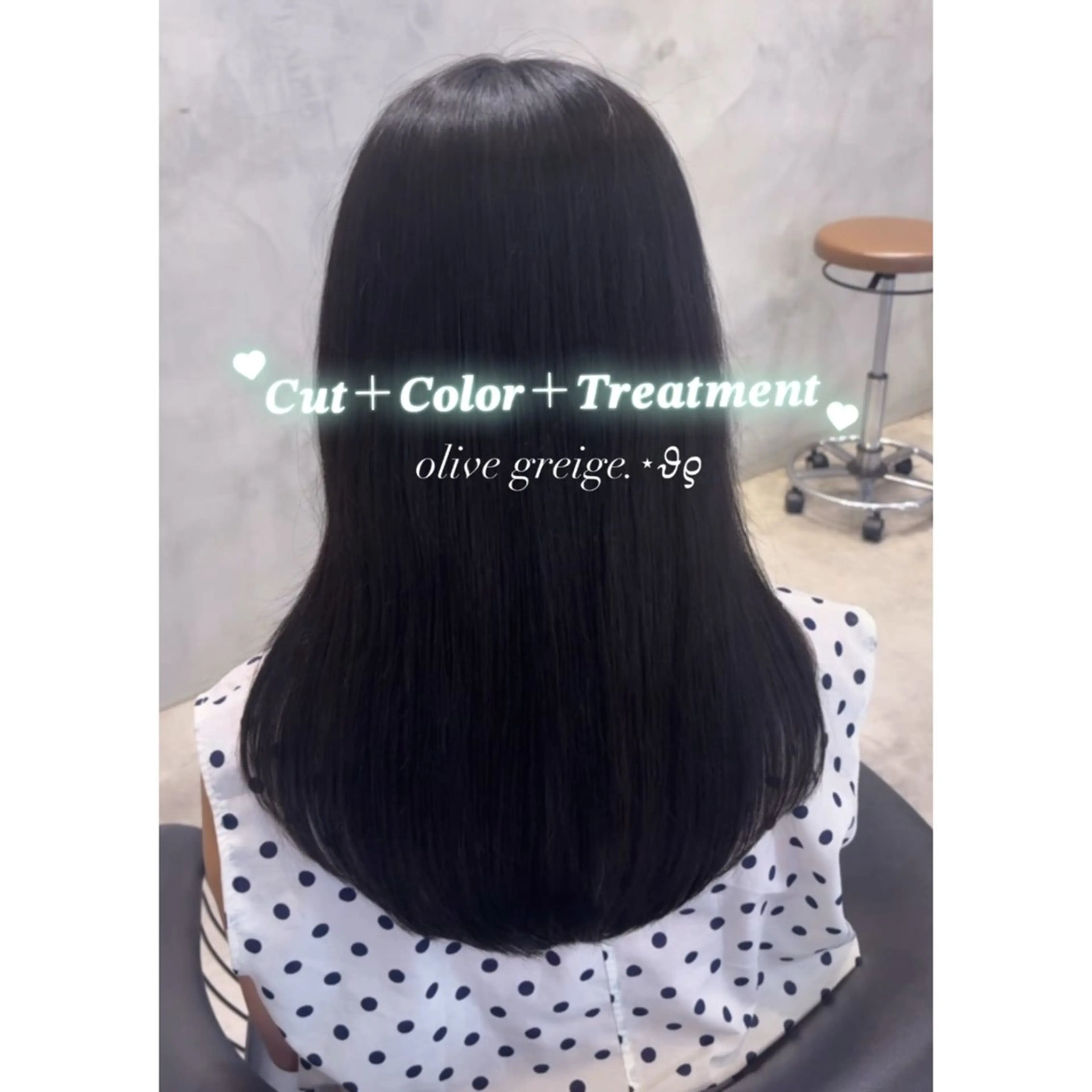 ロング カット ヘアカラー トリートメント Rino 🎀🖤のヘアスタイル