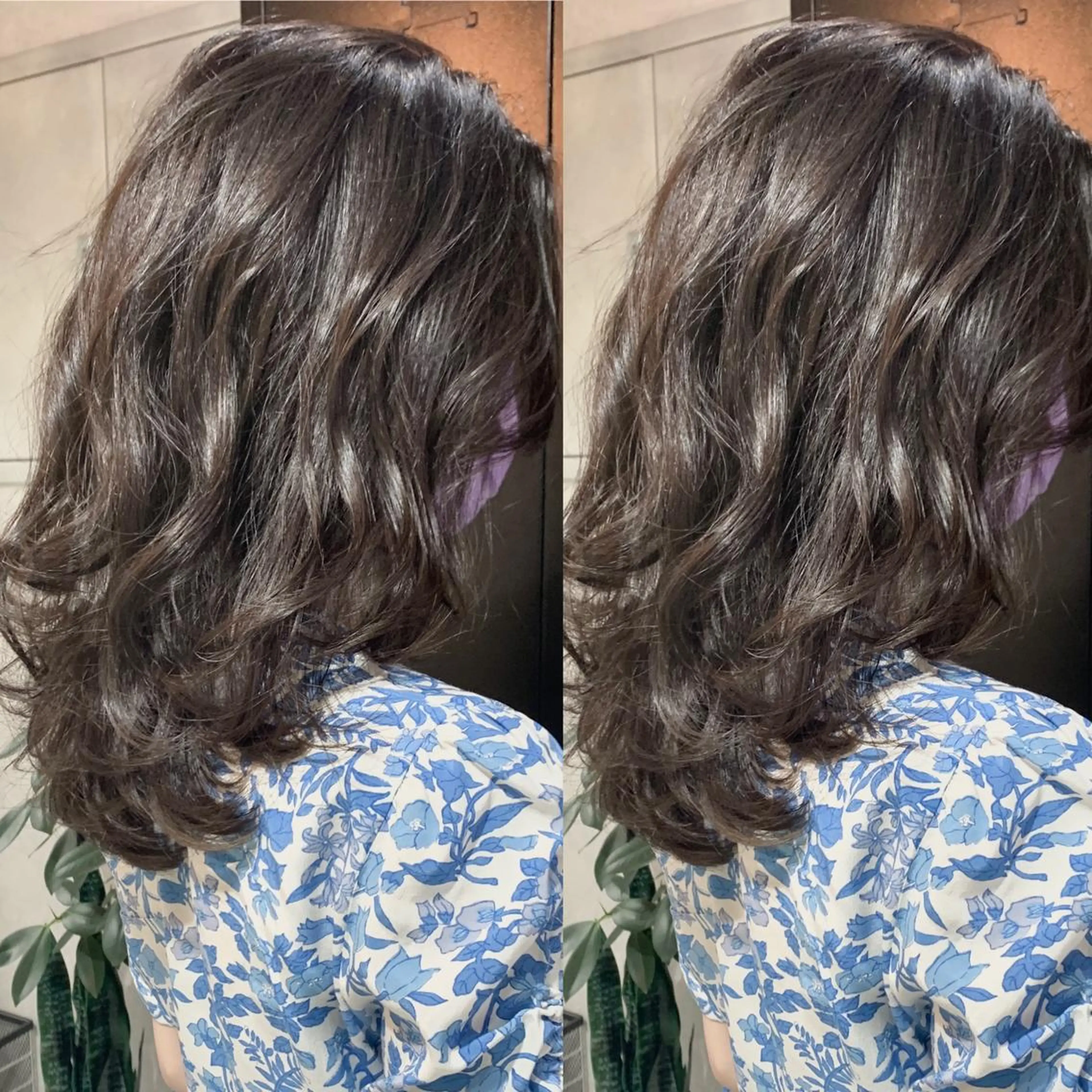 セミロング カット ヘアカラー トリートメント 岡崎勇人/レイヤー/ 韓国/ケラチンTRのヘアスタイル