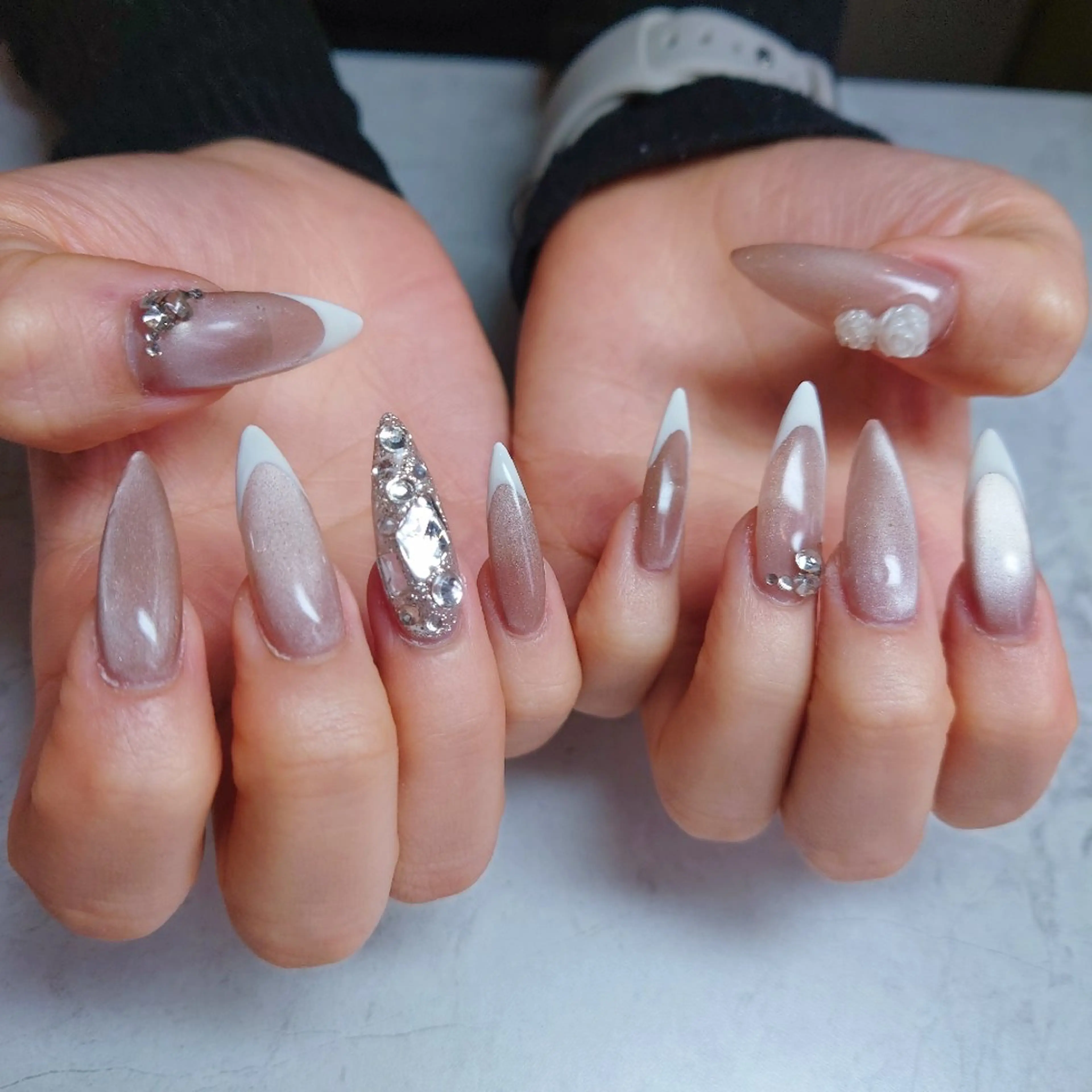 ネイル フレンチネイル ハンドネイル nailme! 遠藤智佳のネイルデザイン