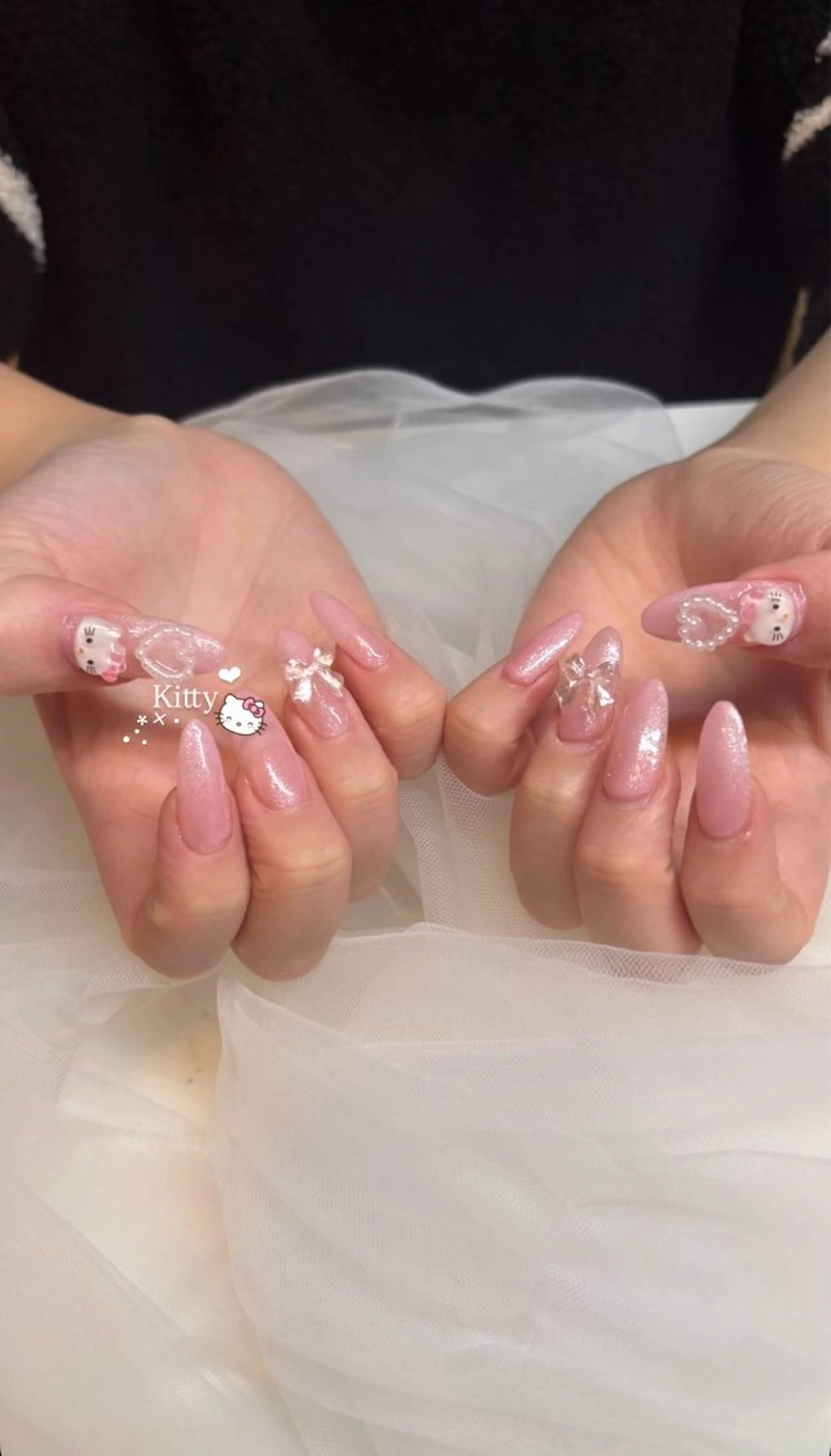 ネイル ワンカラーネイル ストーンネイル Sana ⭐︎のネイルデザイン