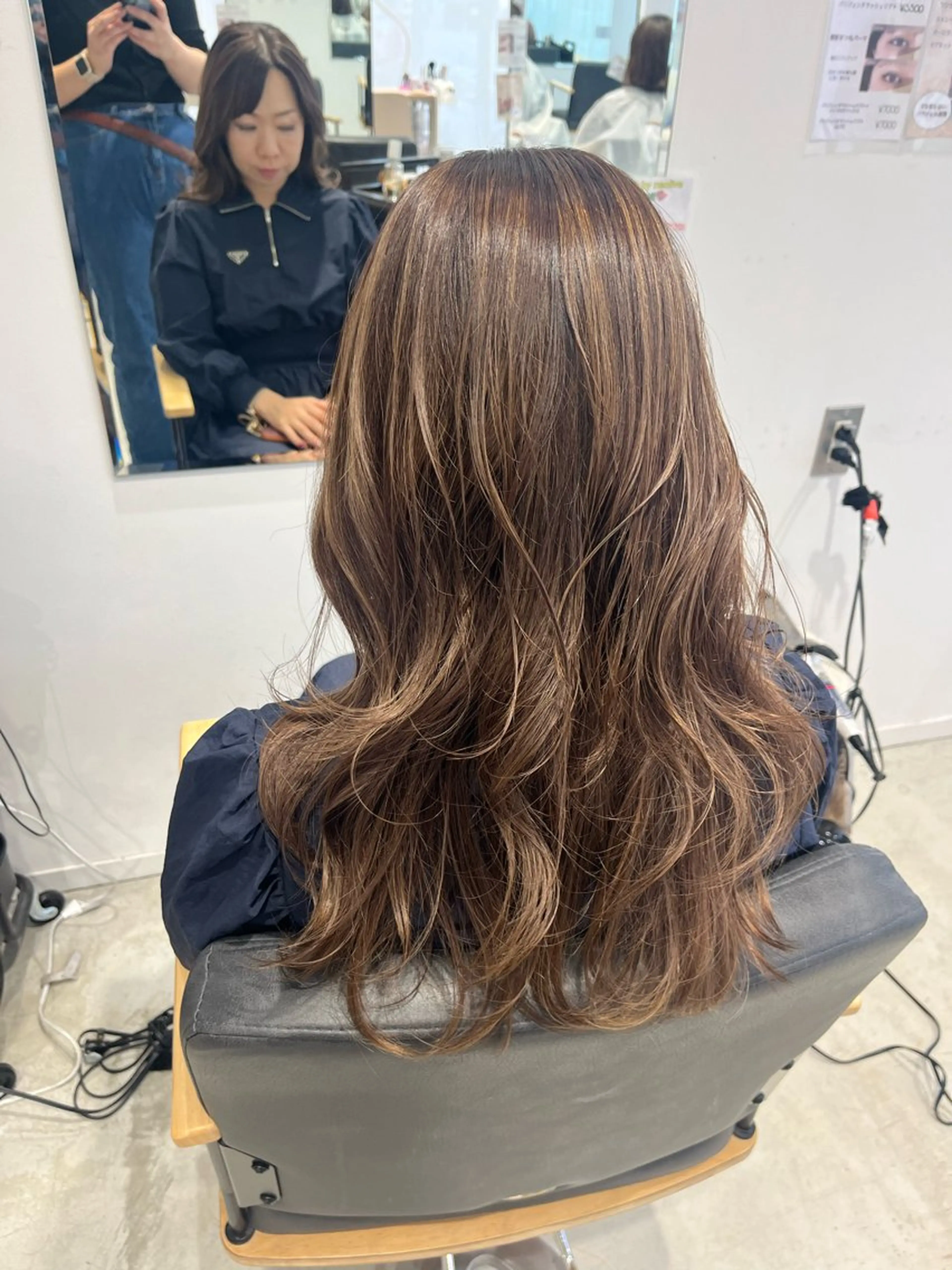 ロング カラー カット ヘアカラー トリートメント ボブ/美髪矯正 /佐藤　奈巳のヘアスタイル