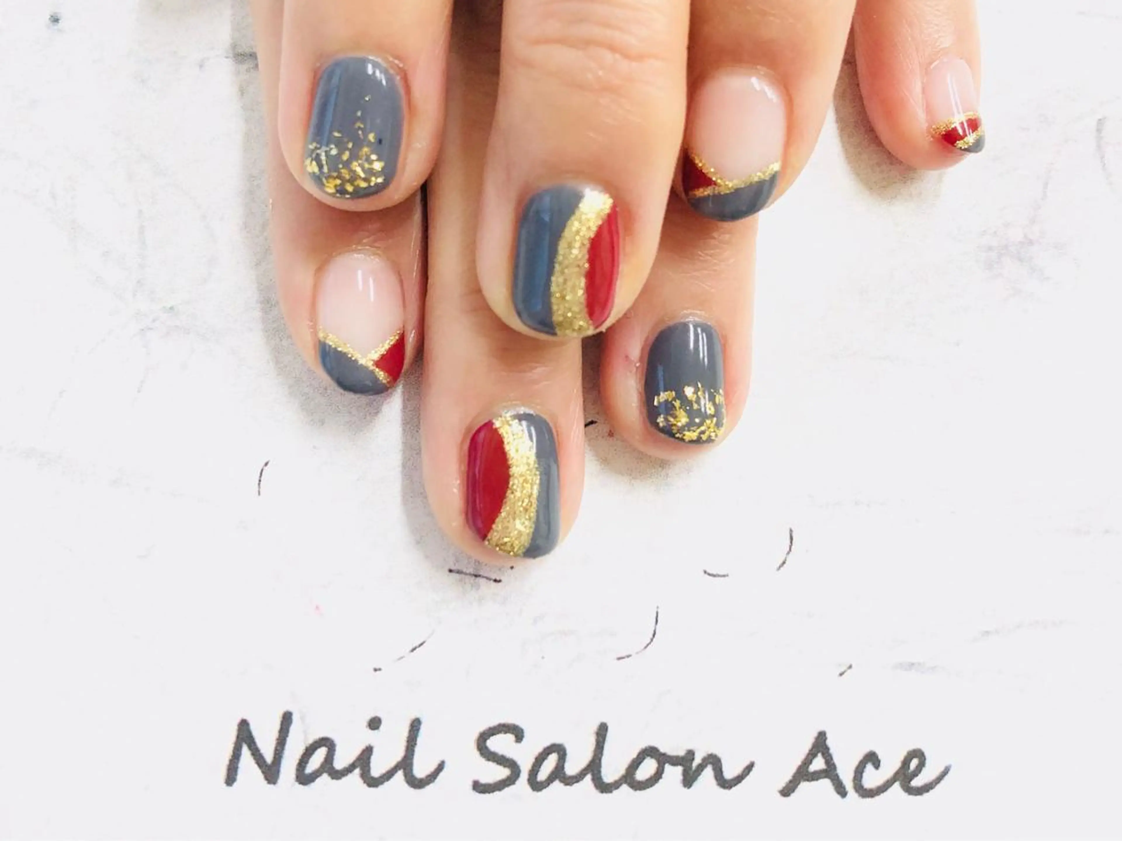 ネイル Beauty Salon Ace(ネイルサロン エース)所属・池袋フィルイン Ace♡長さだしのネイルデザイン