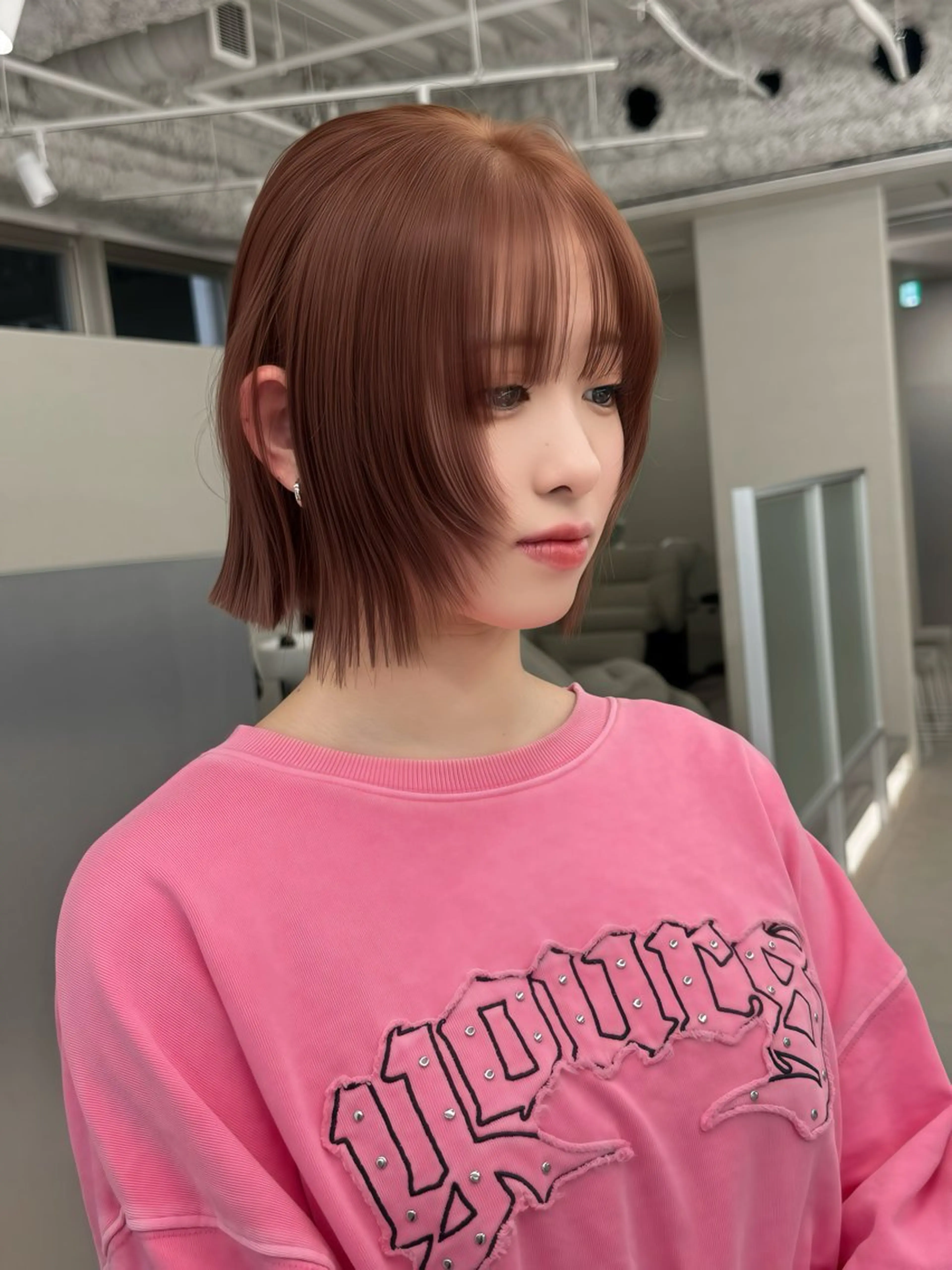 ショート カラー ヘアカラー ヘアセット kiti Sakae所属・栄美容師/kiti /ボブ/ケントのヘアスタイル