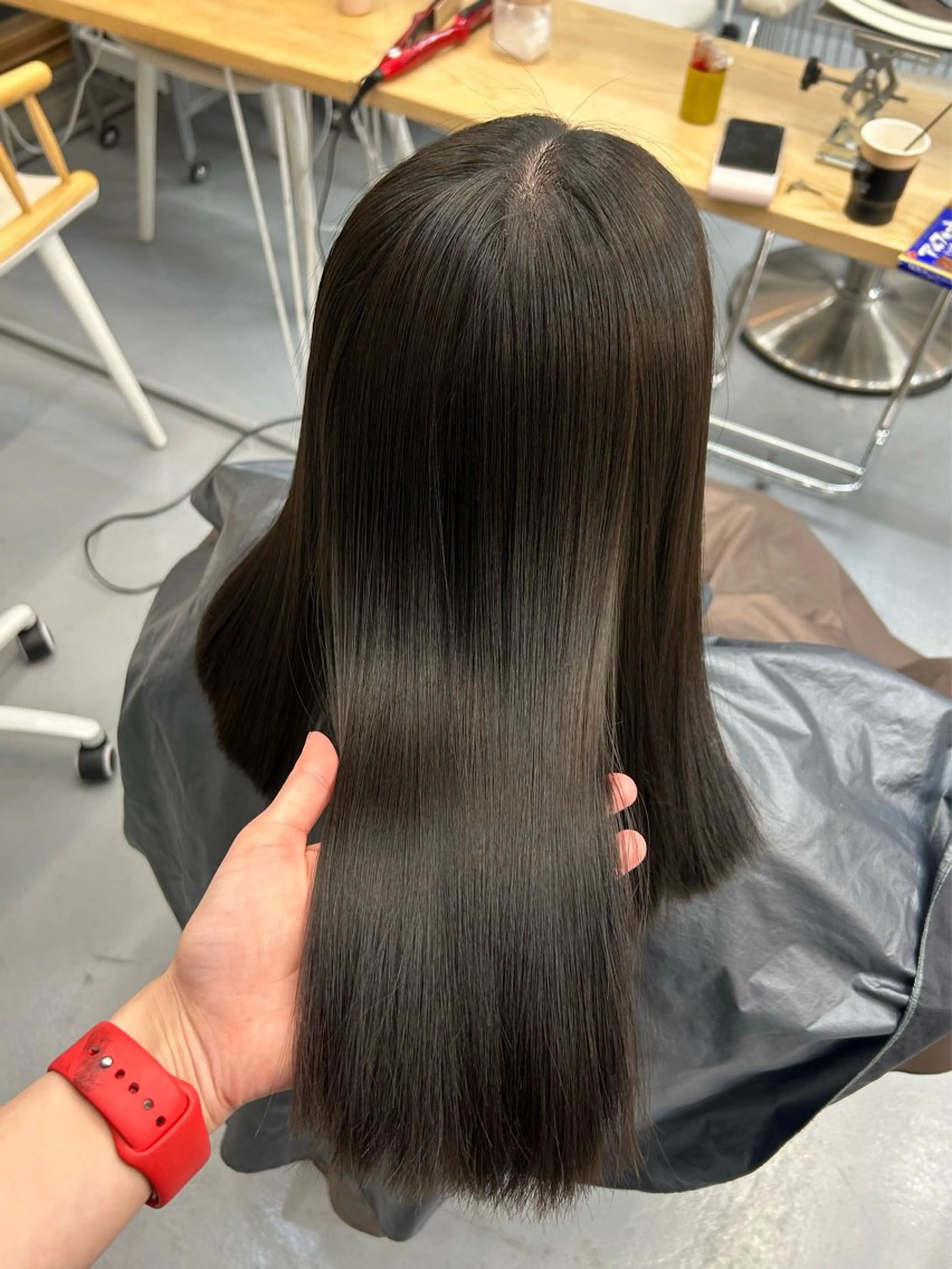 セミロング カラー 縮毛矯正 トリートメント punel    【プネル】所属・💜Noa /艶髪ハイトーン💫のヘアスタイル