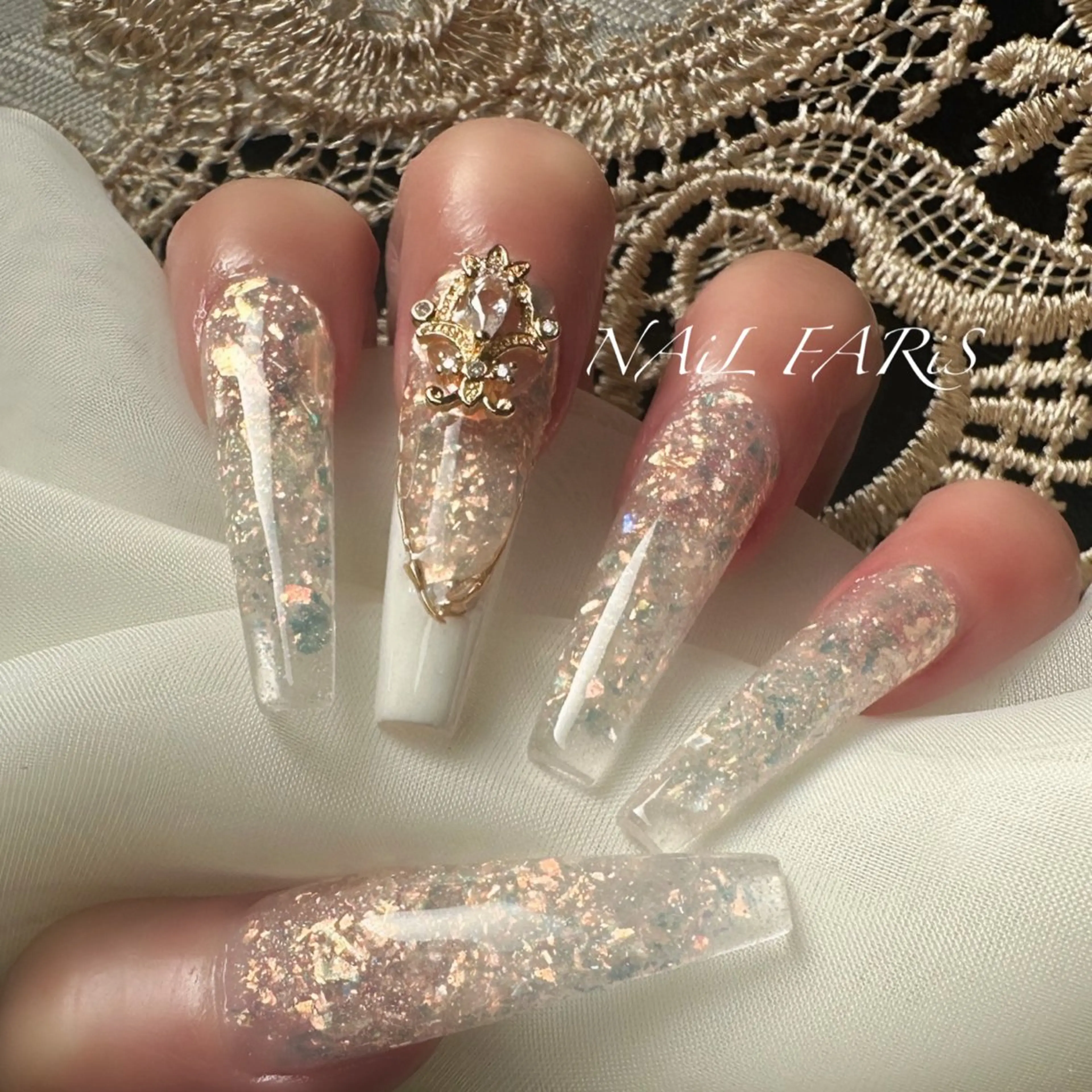 ネイル アートネイル ロングネイル ハンドネイル NAiL FARiS Megのネイルデザイン
