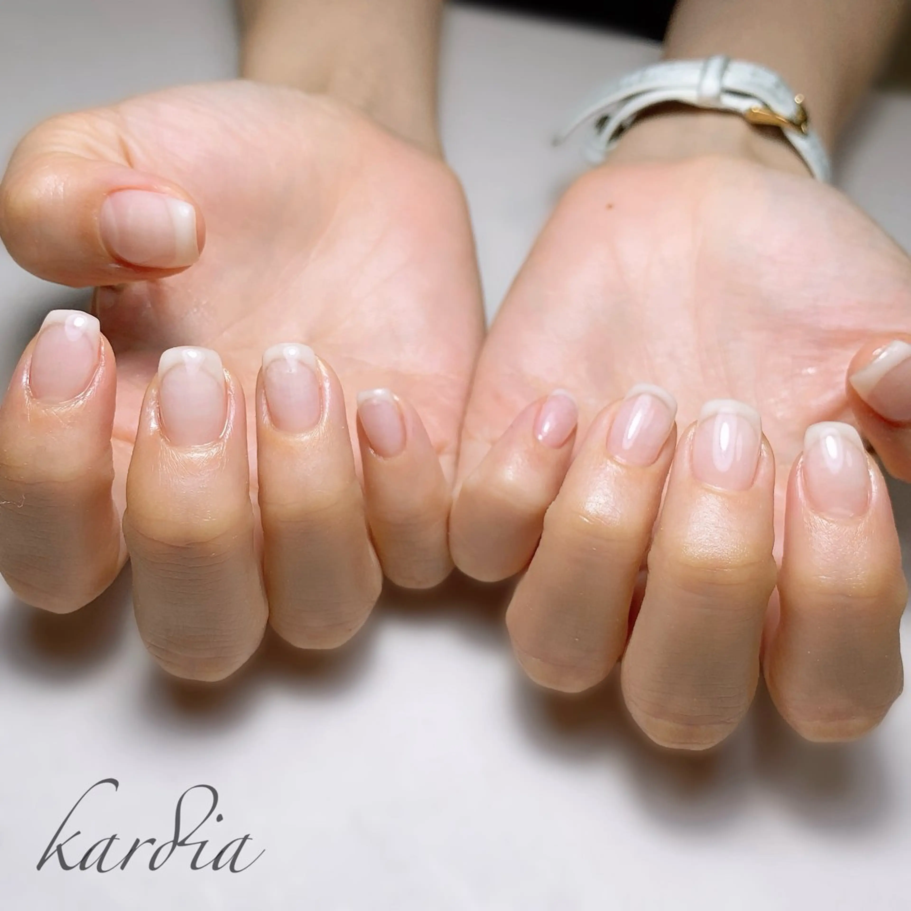 ネイル ハンドネイル καρδιά -ｶﾙﾃﾞｨｱ-のネイルデザイン