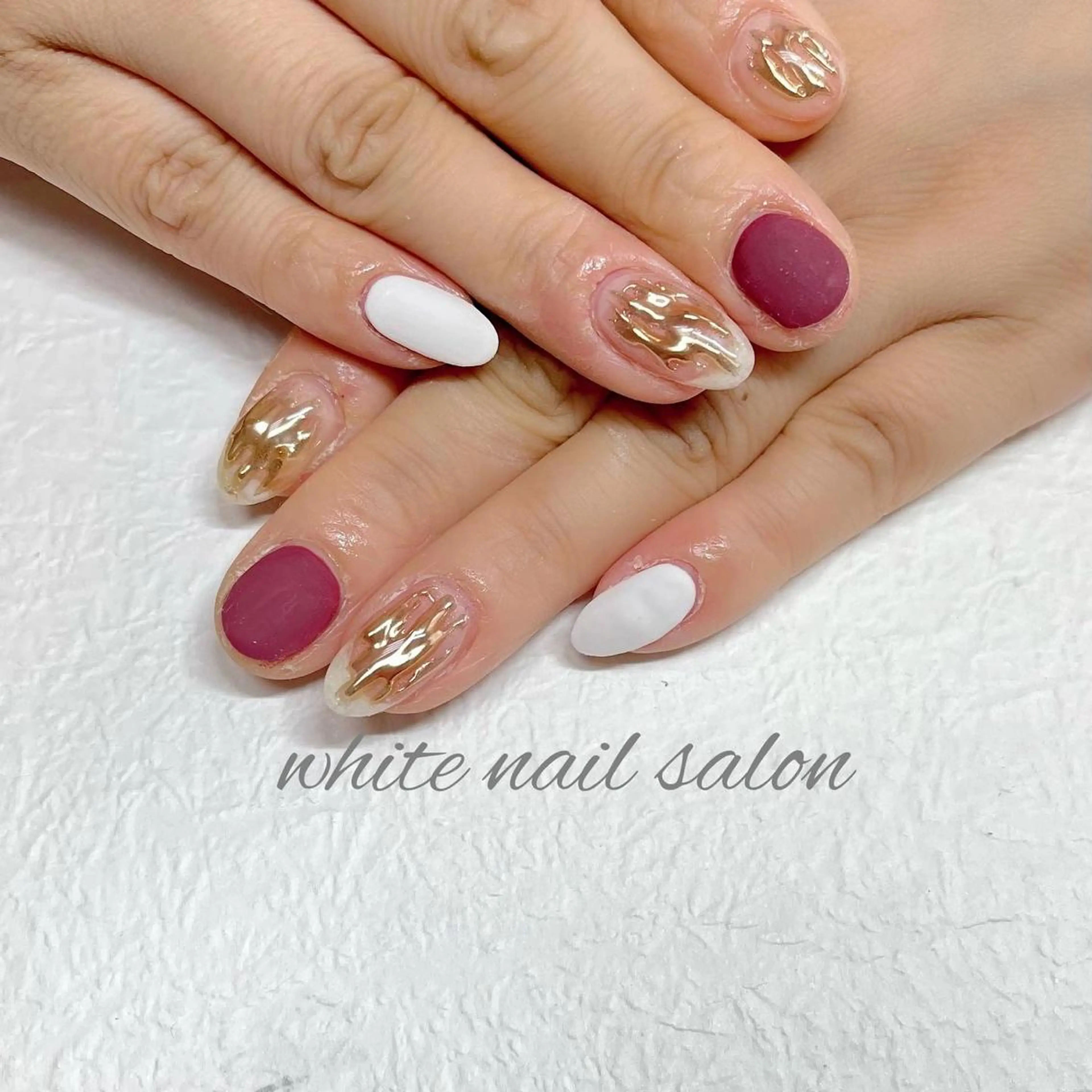 ネイル ジェルネイル ハードジェル ラメ(グリッター) 持ち込み ソフトジェル ハンドネイル white nail salonのネイルデザイン